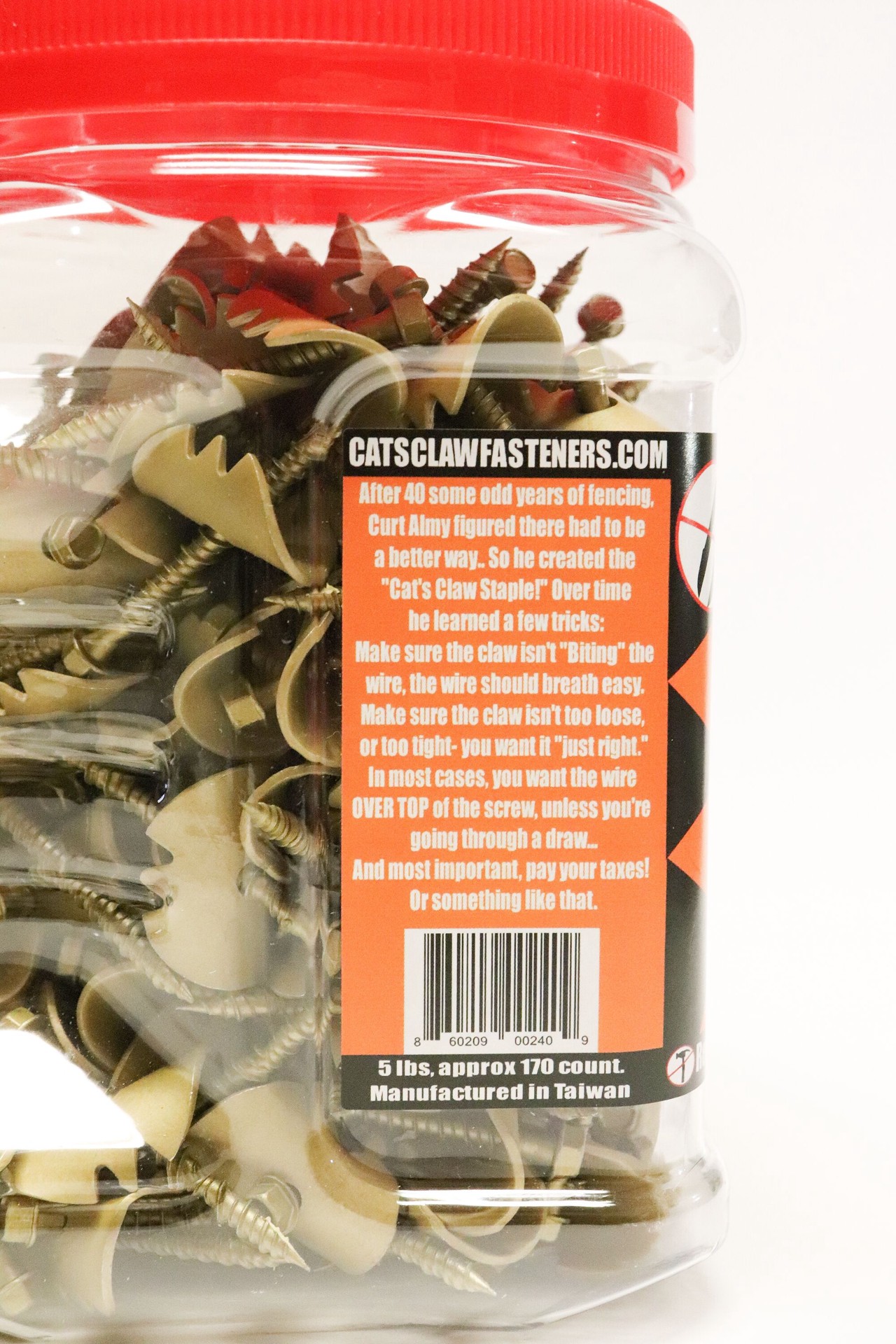 slide 3 of 4, Cat's Claw FASTENERS 2-in x 7.5-in bronze Steel Fasteners For Wood Fence 170 -Pack, 1 ct