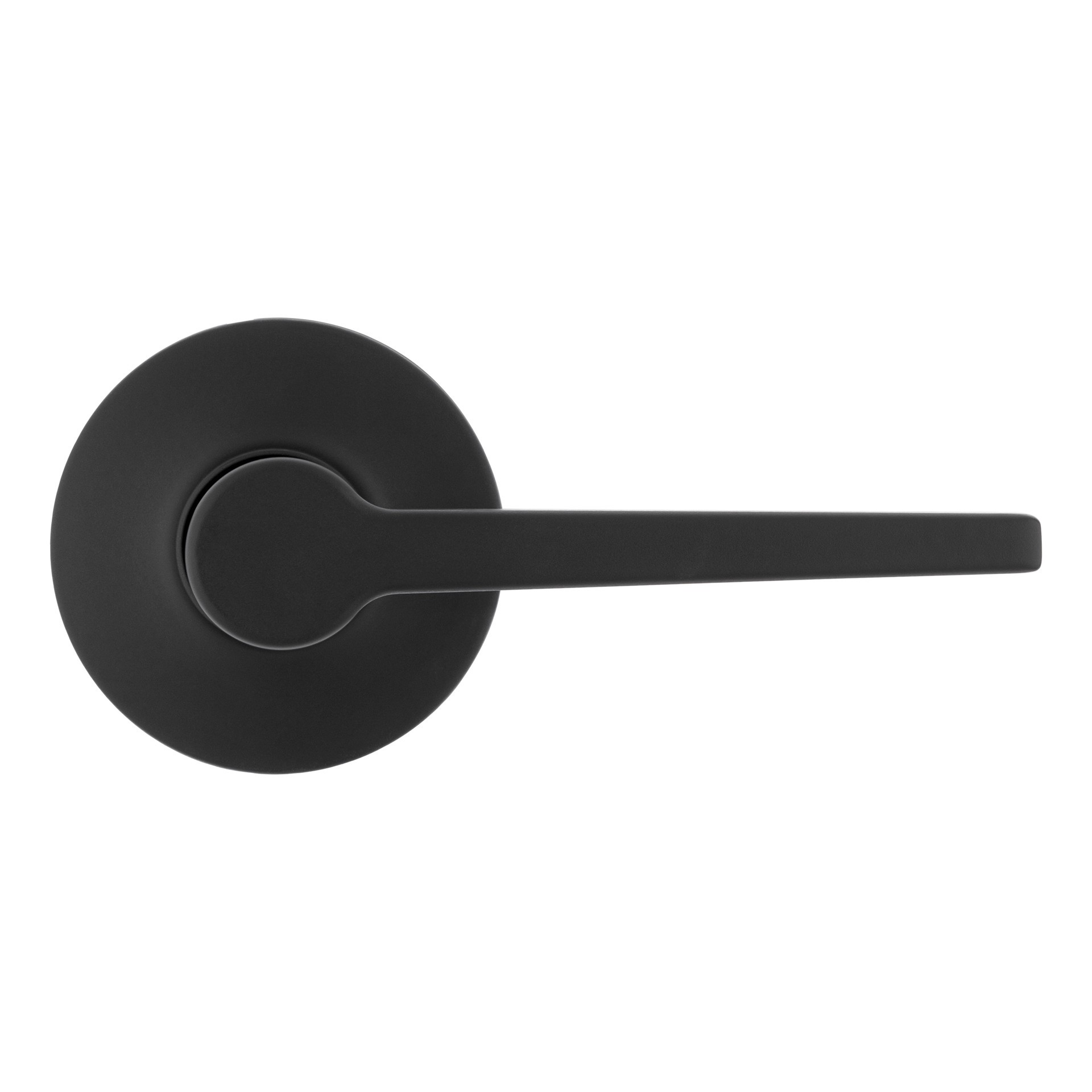 slide 2 of 6, RELIABILT Dallas Matte Black Interior or Hall/Closet Dummy Door Handle, 1 ct
