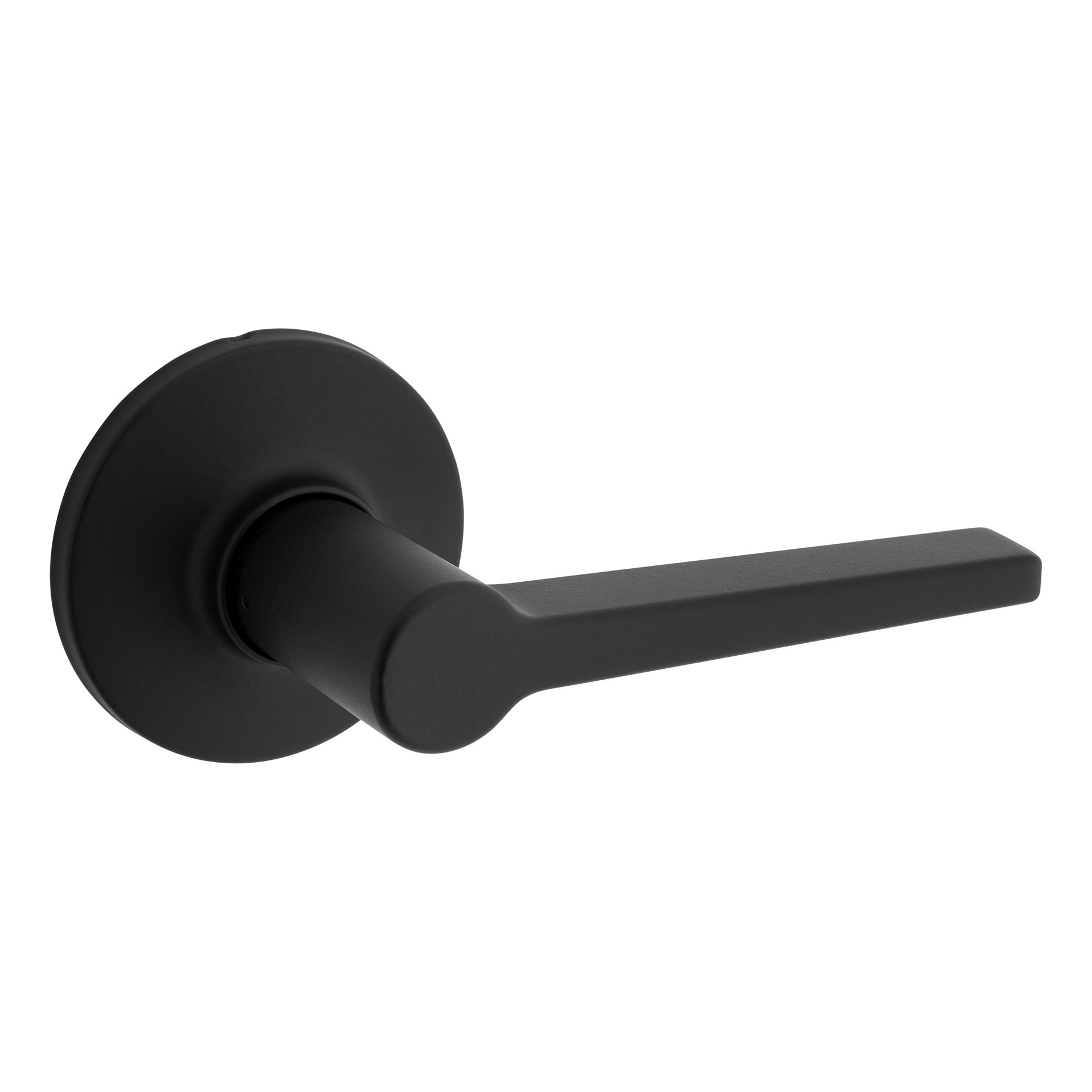slide 1 of 6, RELIABILT Dallas Matte Black Interior or Hall/Closet Dummy Door Handle, 1 ct