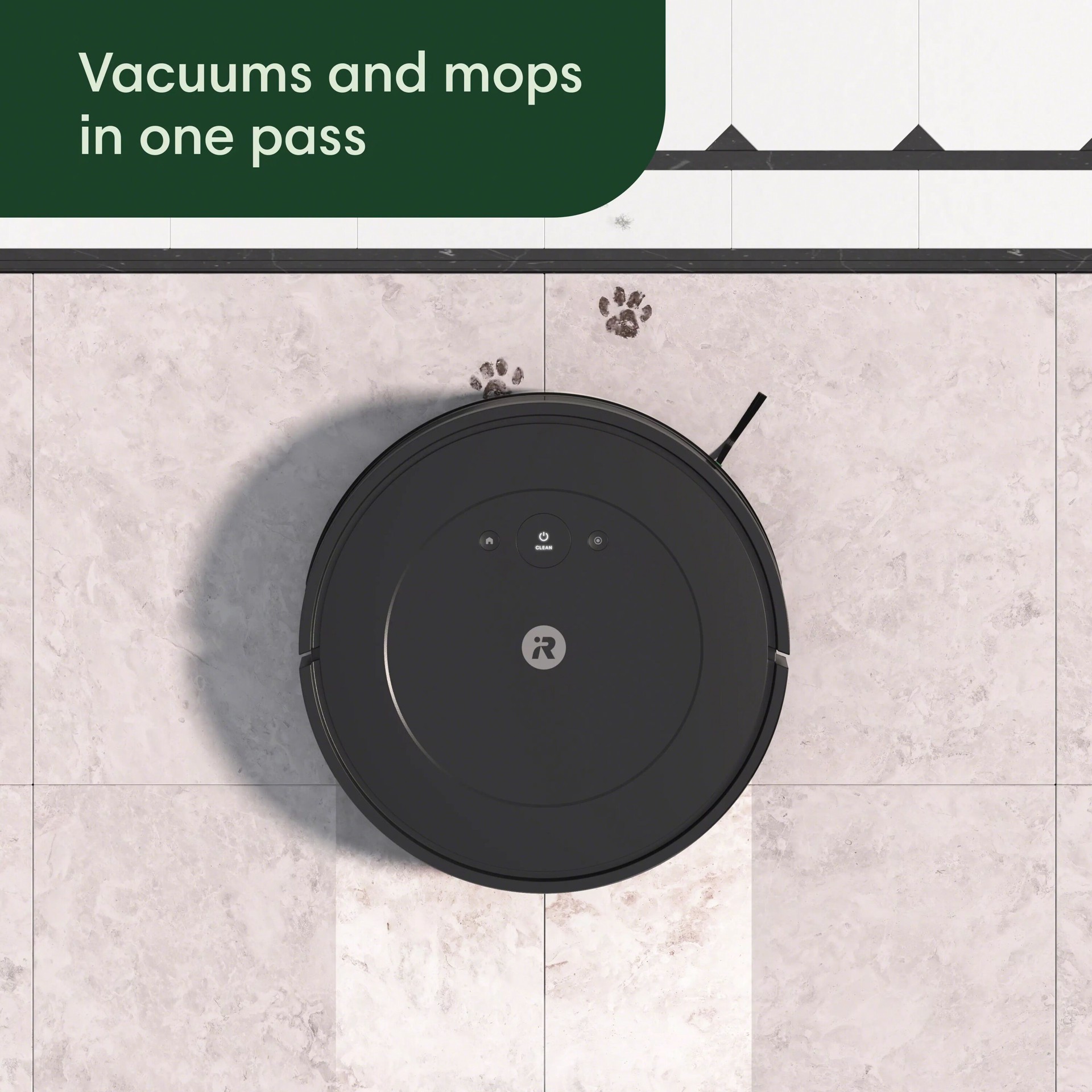 slide 2 of 6, iRobot Roomba Combo Essential Robot Y0140 Auto Charging Robotic Vacuum Cleaner and Mop, 1 ct