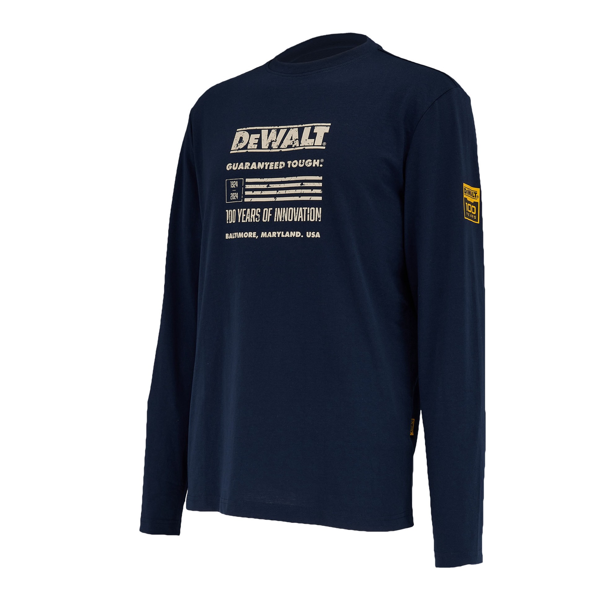 slide 3 of 4, DEWALT Men's Blue Long sleeve Graphic T-shirt ( 2XL ), 1 ct