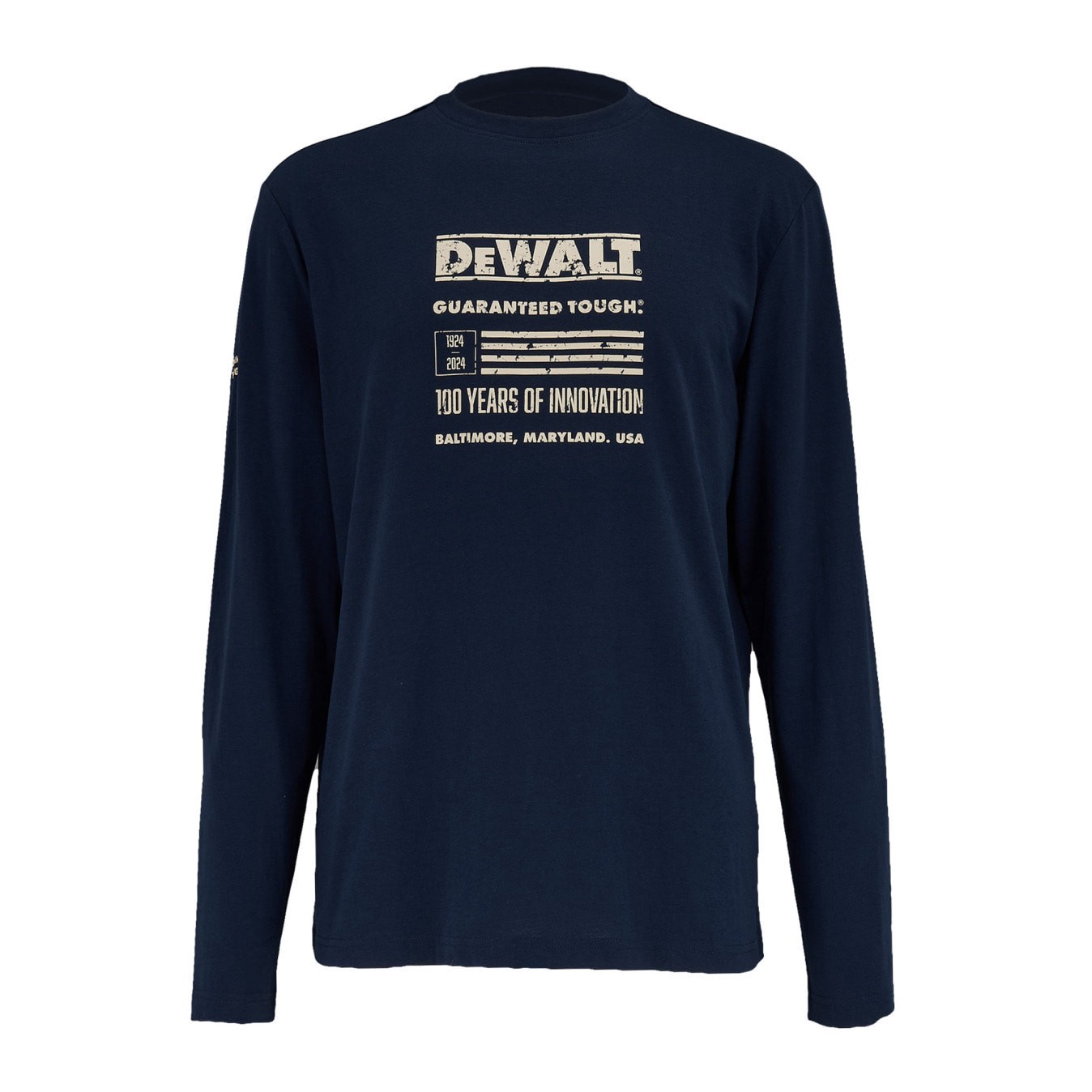 slide 1 of 4, DEWALT Men's Blue Long sleeve Graphic T-shirt ( 2XL ), 1 ct