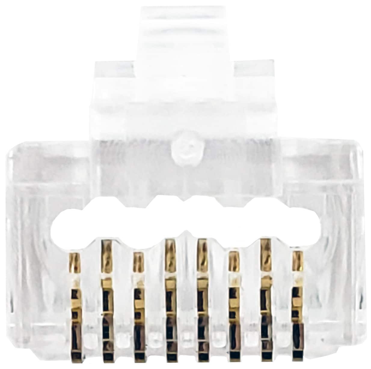 slide 2 of 6, IDEAL 25 -Pack Cat6 RJ45 Modular plug, 1 ct