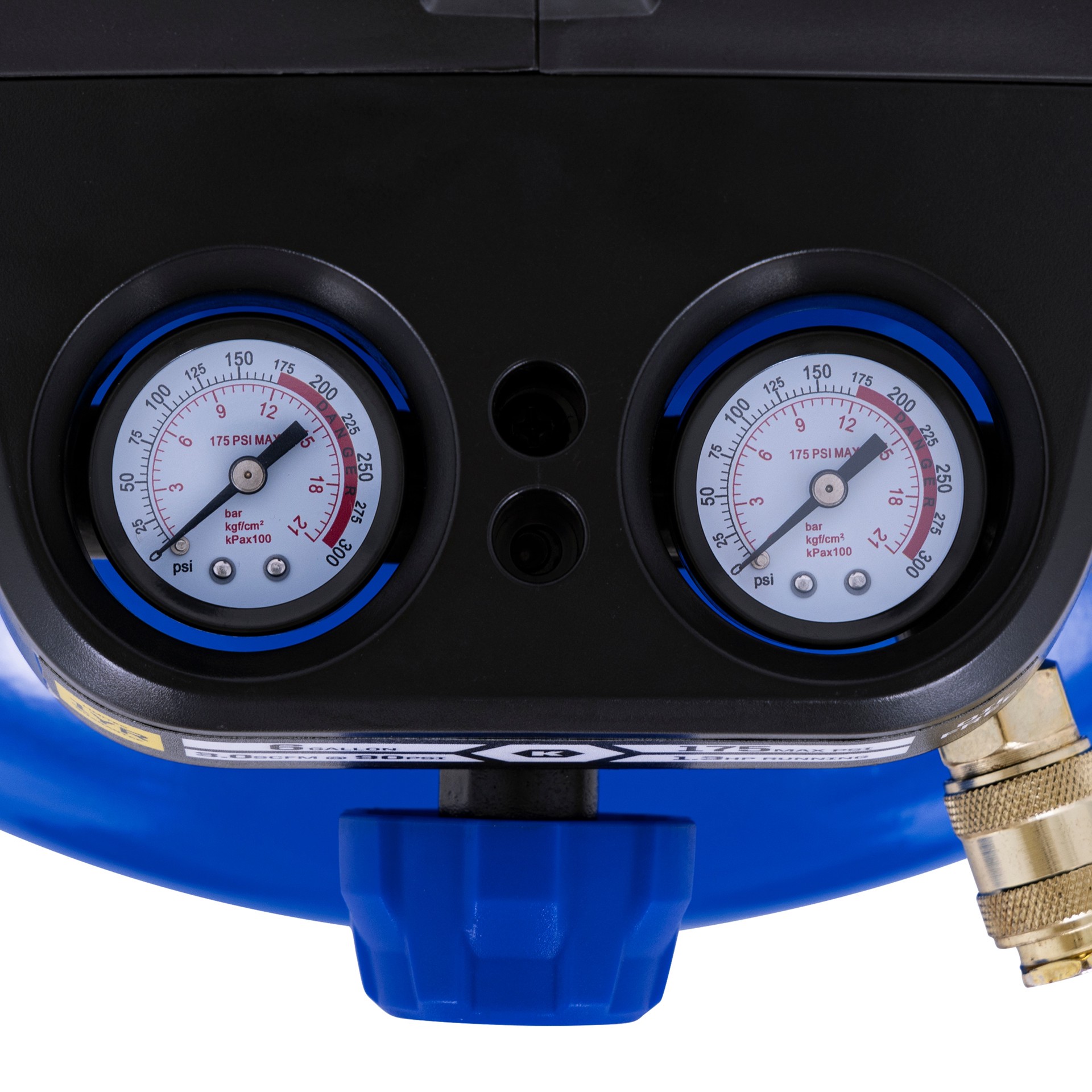 slide 5 of 6, Kobalt 6-Gallon Portable Electric 175 PSI Pancake Air Compressor, 1 ct