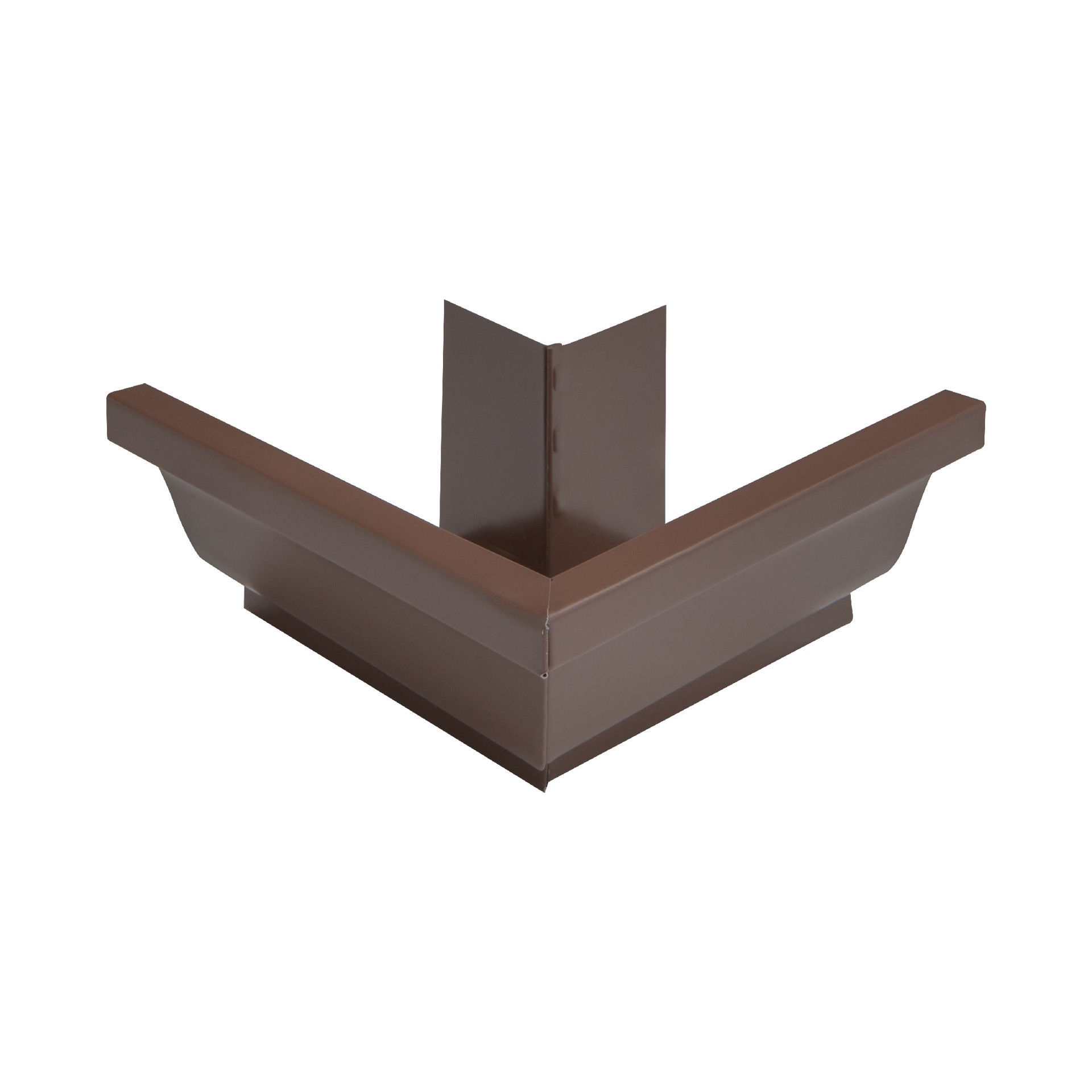 slide 5 of 6, Amerimax 5-in x 7.25-in Brown Aluminum K style Gutter outside corner, 1 ct