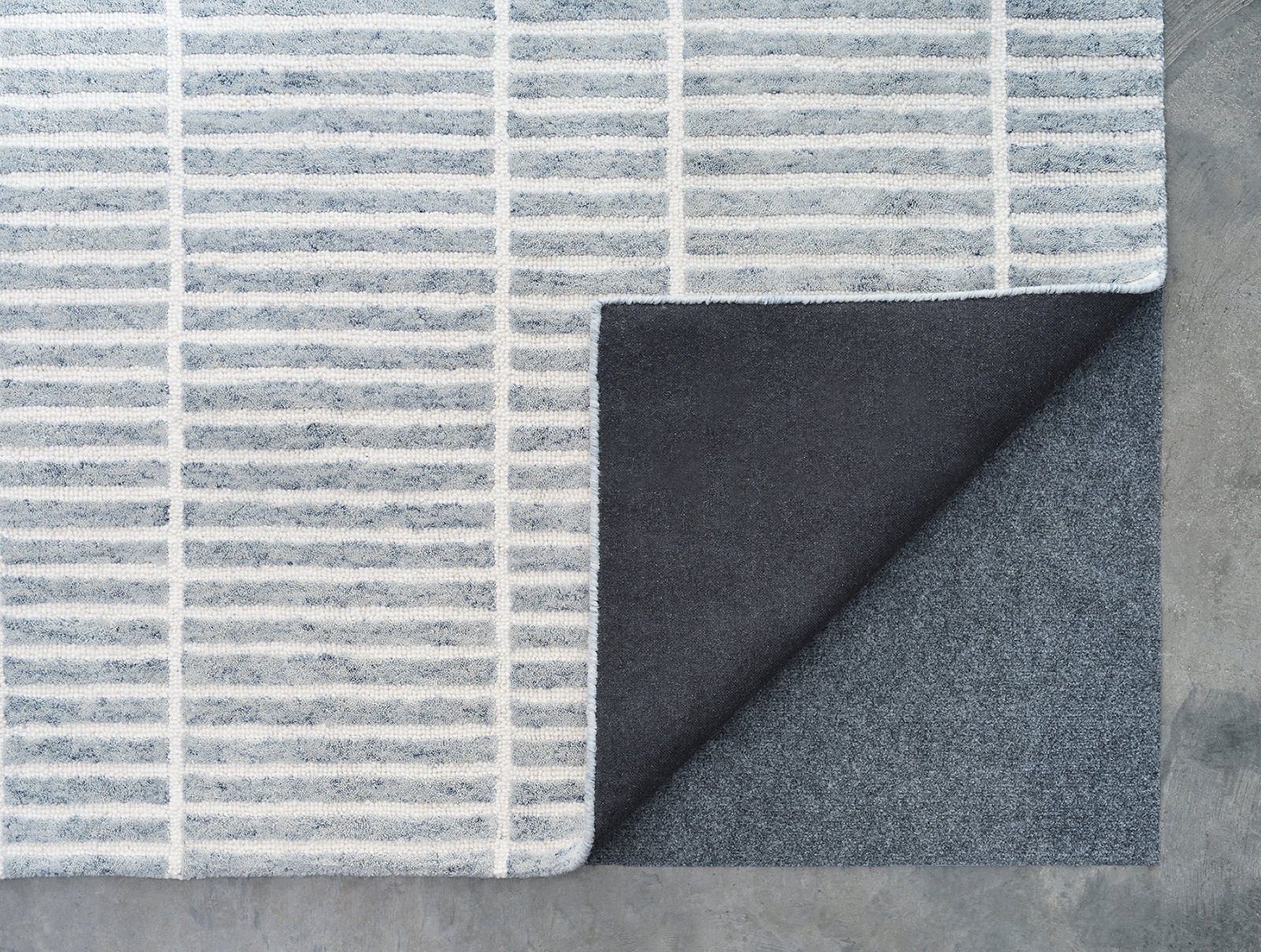 slide 3 of 6, allen + roth Serene Sails 2 x 3 (ft) Tufted Wool Blue Ivory Rectangular Indoor Throw rug, 1 ct