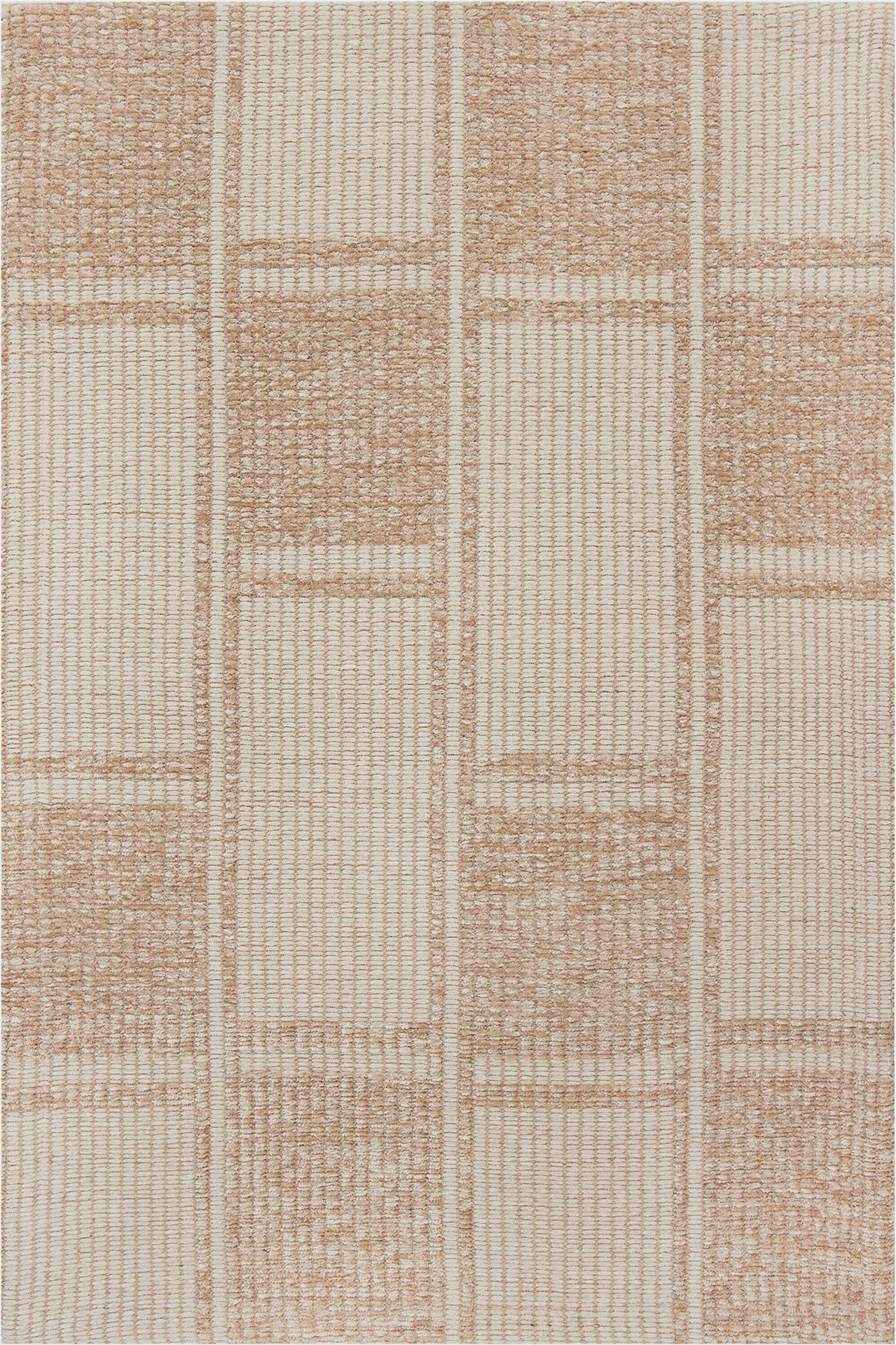 slide 2 of 6, allen + roth Sahara Checkmate 2 x 3 (ft) Loomed Prairie Taupe Rectangular Indoor Throw rug, 1 ct