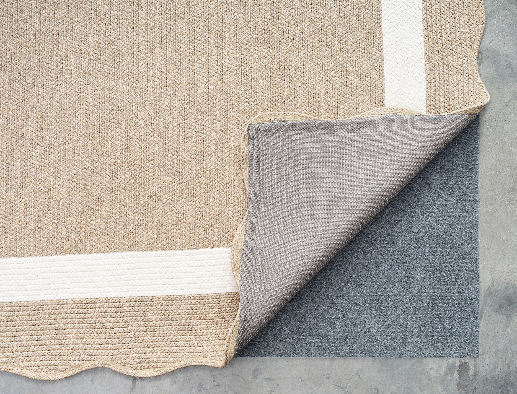 slide 3 of 6, allen + roth Wavy Wheat 2 x 3 (ft) Braided Natural Ivory Rectangular Indoor Throw rug, 1 ct