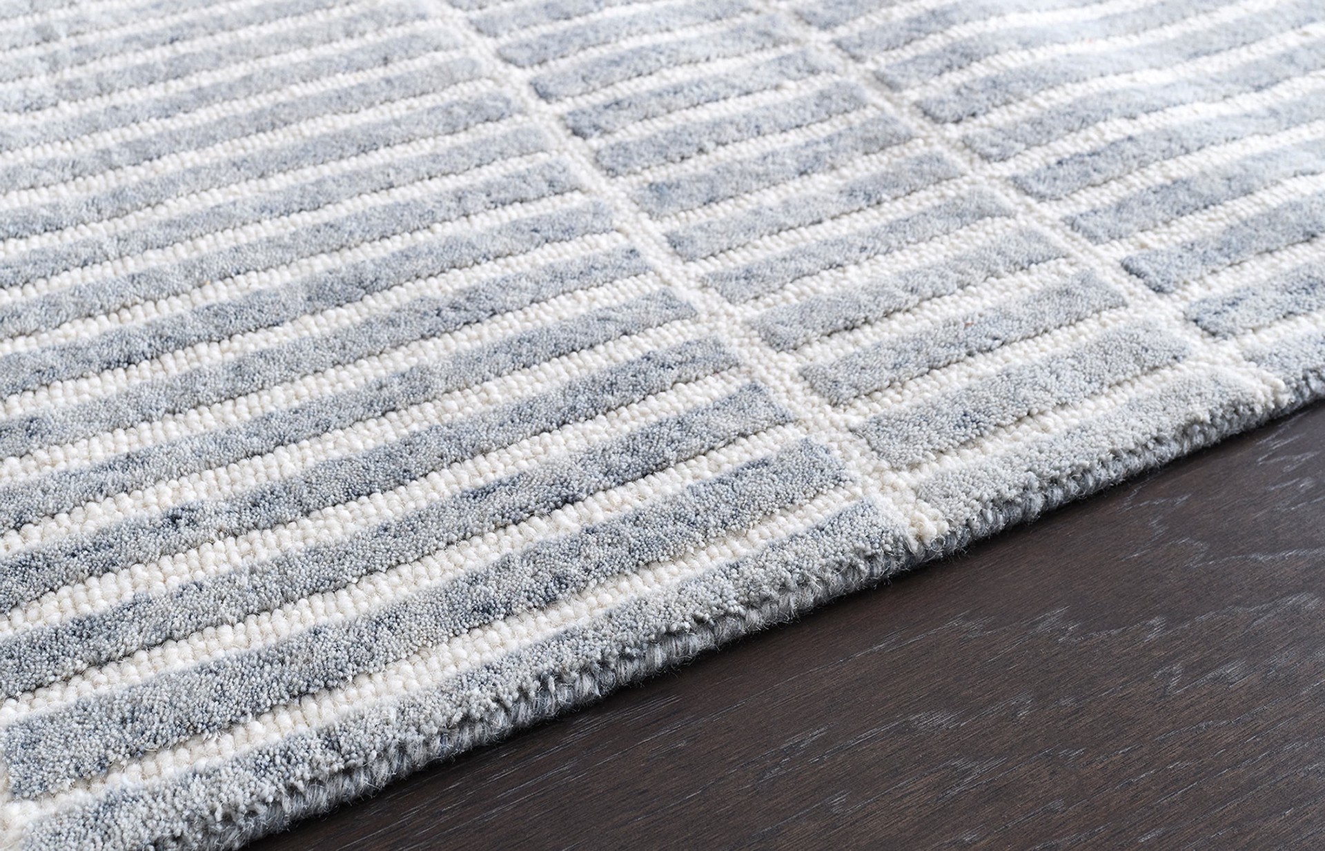 slide 4 of 6, allen + roth Serene Sails 5 X 8 (ft) Wool Blue Ivory Indoor Area Rug, 1 ct