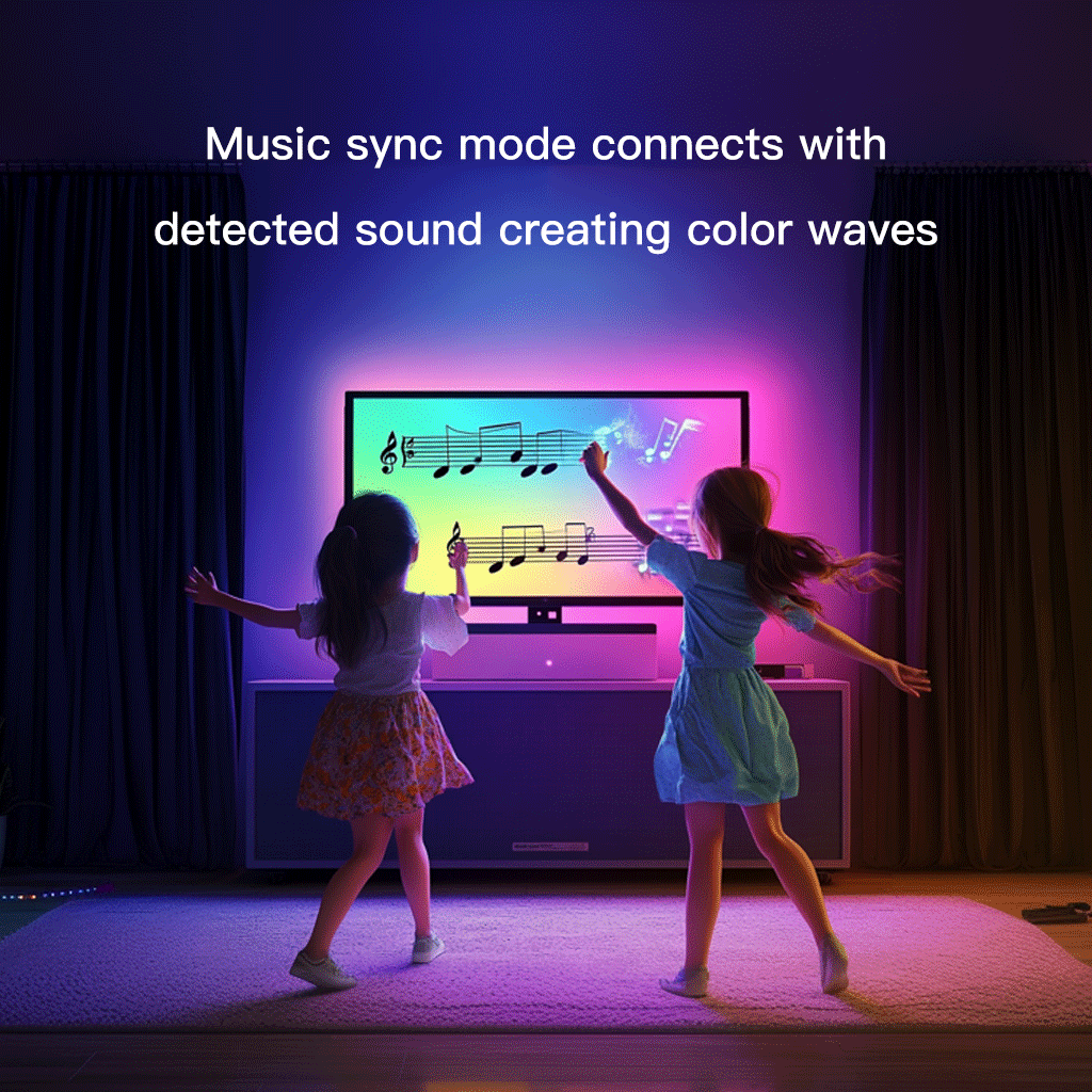 slide 2 of 6, Utilitech Indoor 16.4-ft LED Multicolor Strip Light, 1 ct