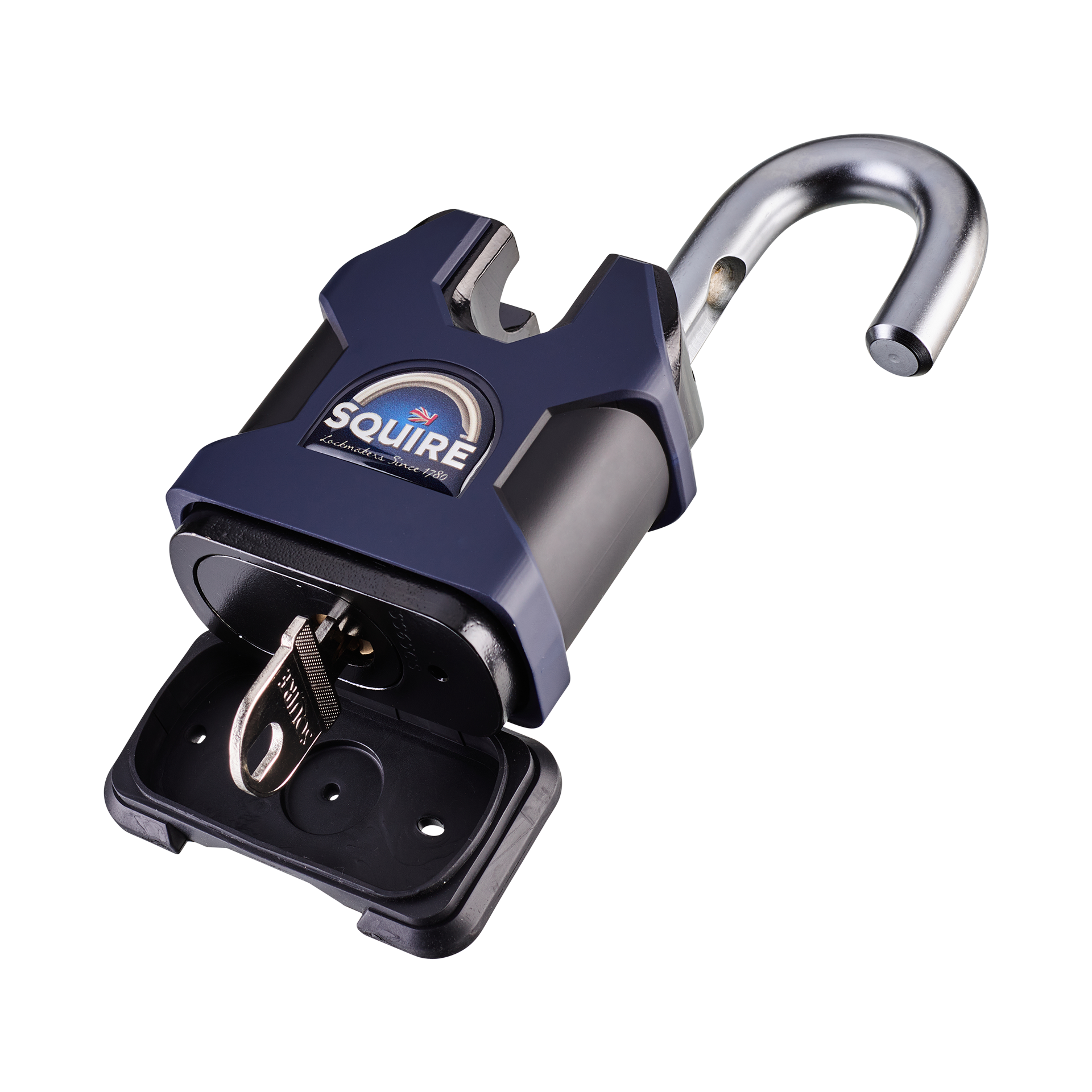 slide 2 of 5, Squire Locks Stronghold Keyed Padlock, 2-9/16-in Wide x 3/4-in Shackle, 1 ct