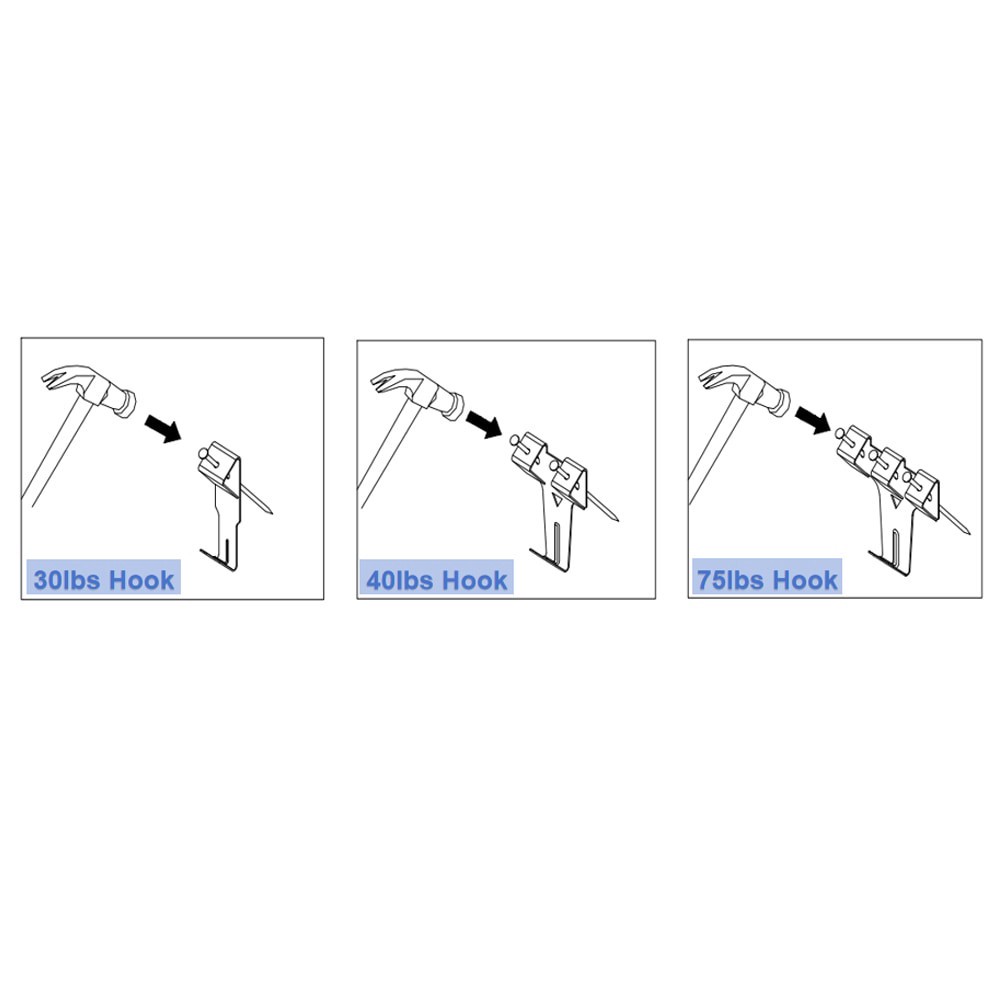 slide 6 of 6, Project Source Steel 75-lb Capacity Picture hanging kit 291 - Pack, 1 ct