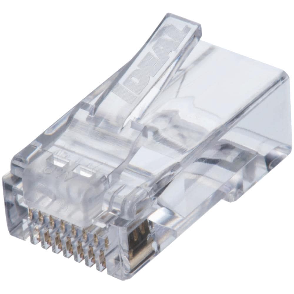 slide 2 of 6, IDEAL 50 -Pack Cat6 RJ45 Modular plug, 1 ct