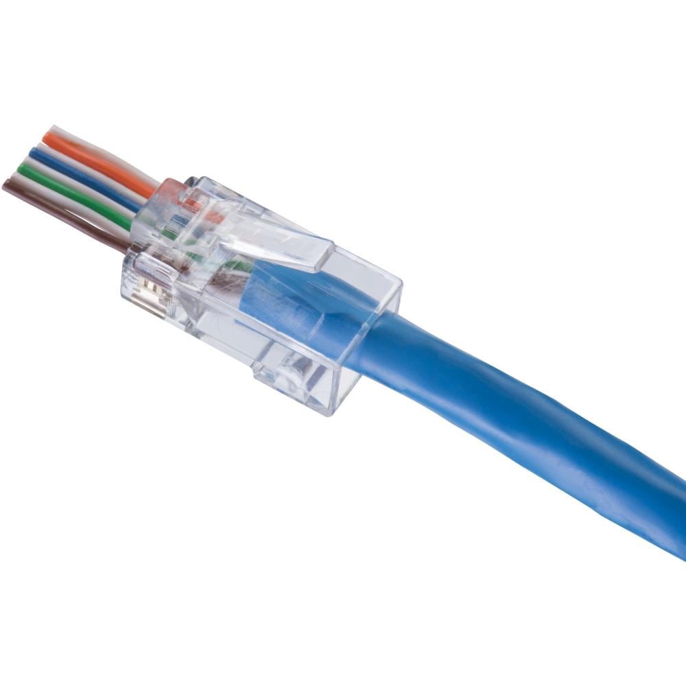 slide 4 of 6, IDEAL 50 -Pack Cat6 RJ45 Modular plug, 1 ct