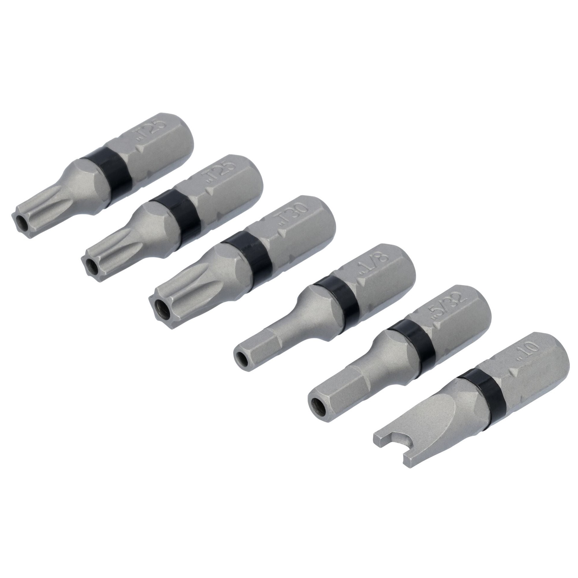 slide 2 of 6, DEWALT TOUGH GRIP Screwdriver Bit Set 6 -Piece, 1 ct