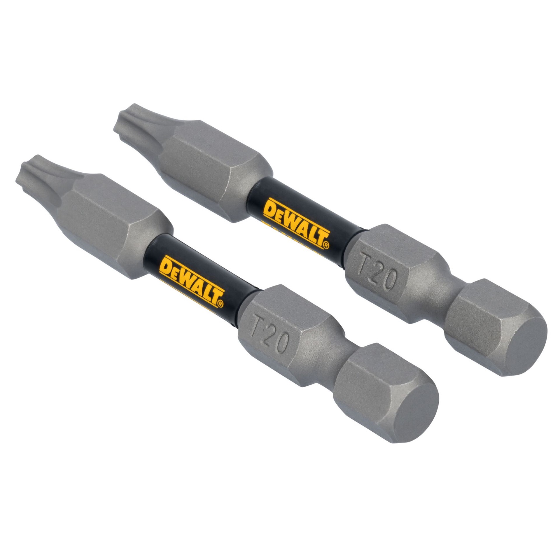 slide 3 of 6, DEWALT TOUGH GRIP 2-in T20 Torx Screwdriver Bit 2 -Piece, 1 ct