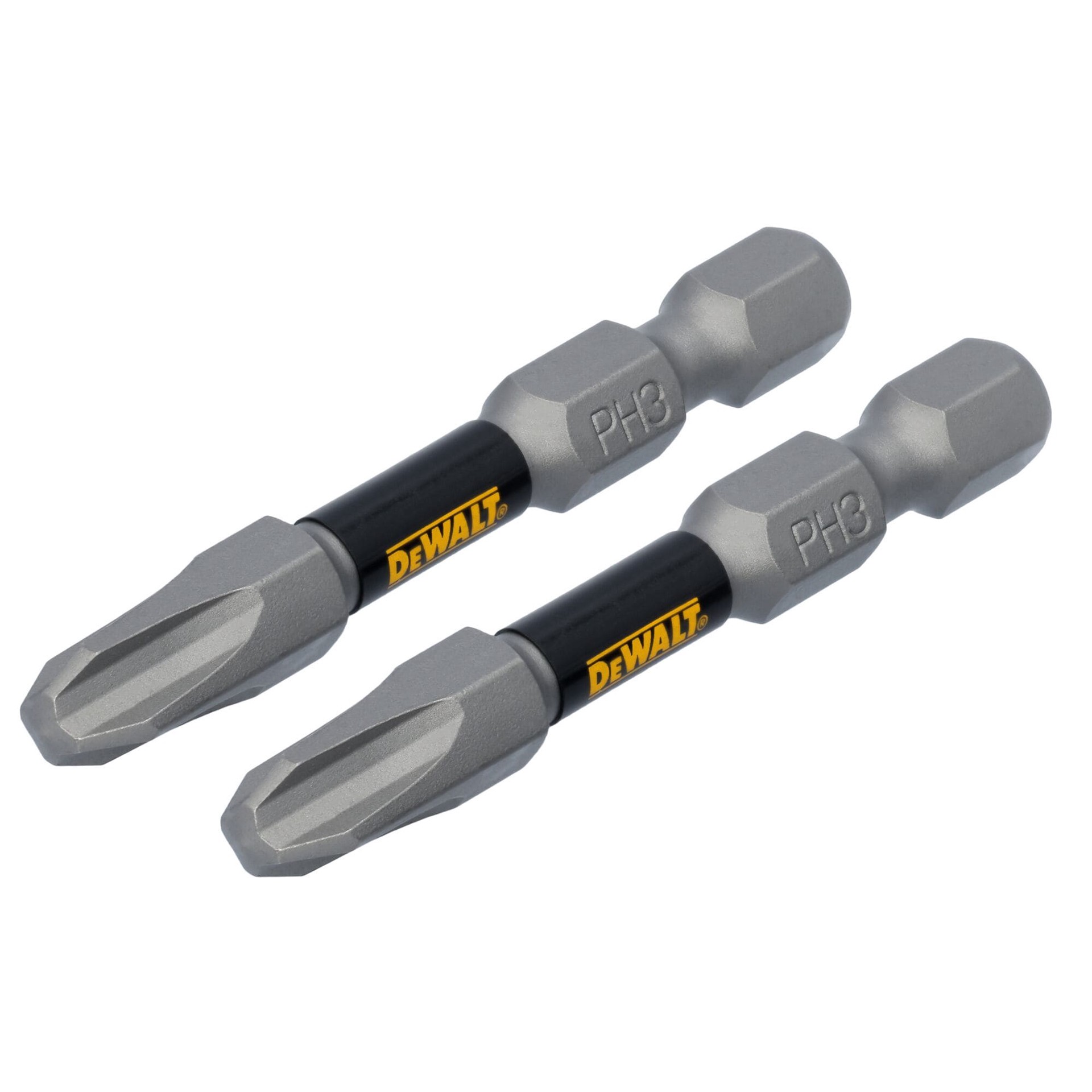 slide 2 of 6, DEWALT TOUGH GRIP 2-in #3 Phillips Screwdriver Bit 2 -Piece, 1 ct