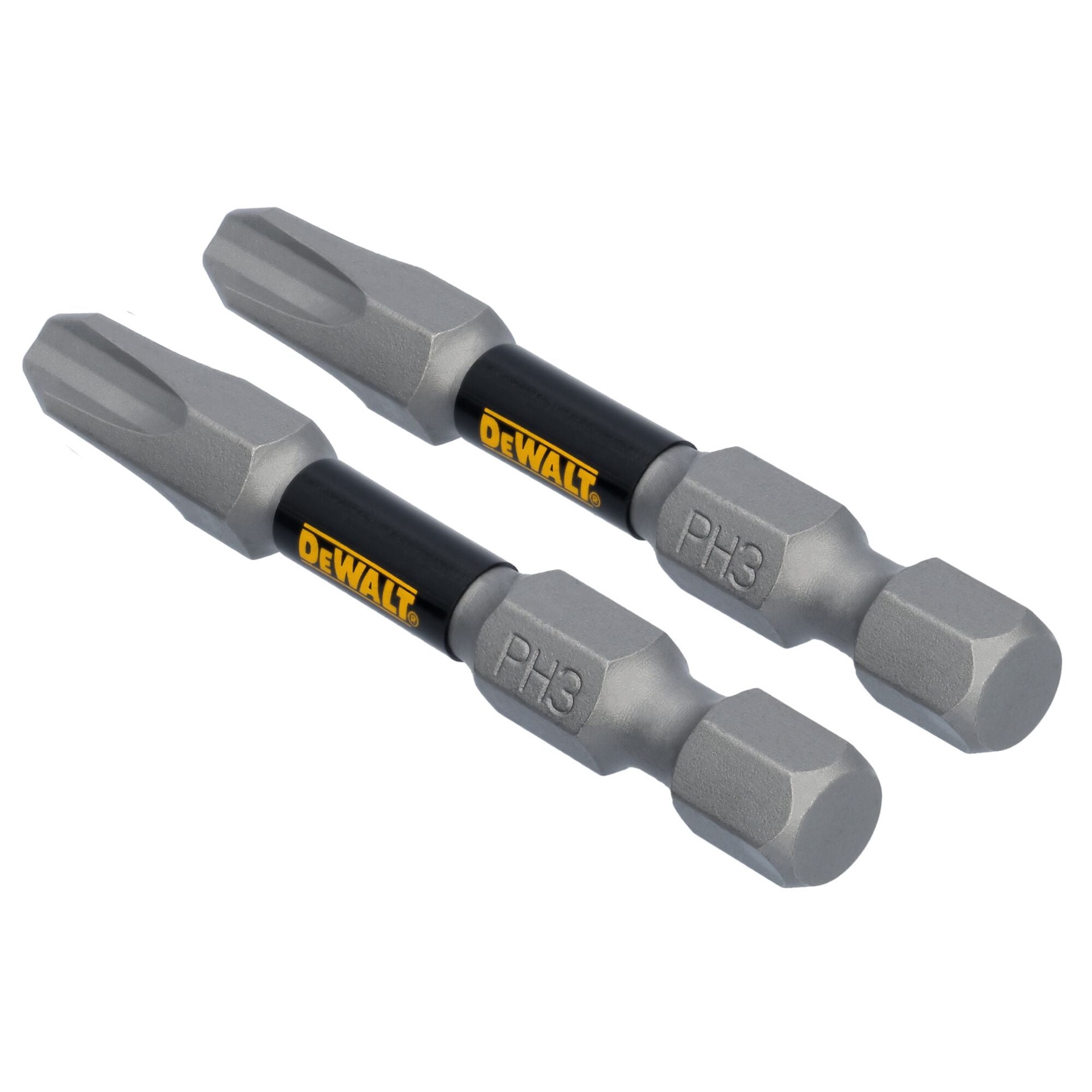 slide 3 of 6, DEWALT TOUGH GRIP 2-in #3 Phillips Screwdriver Bit 2 -Piece, 1 ct