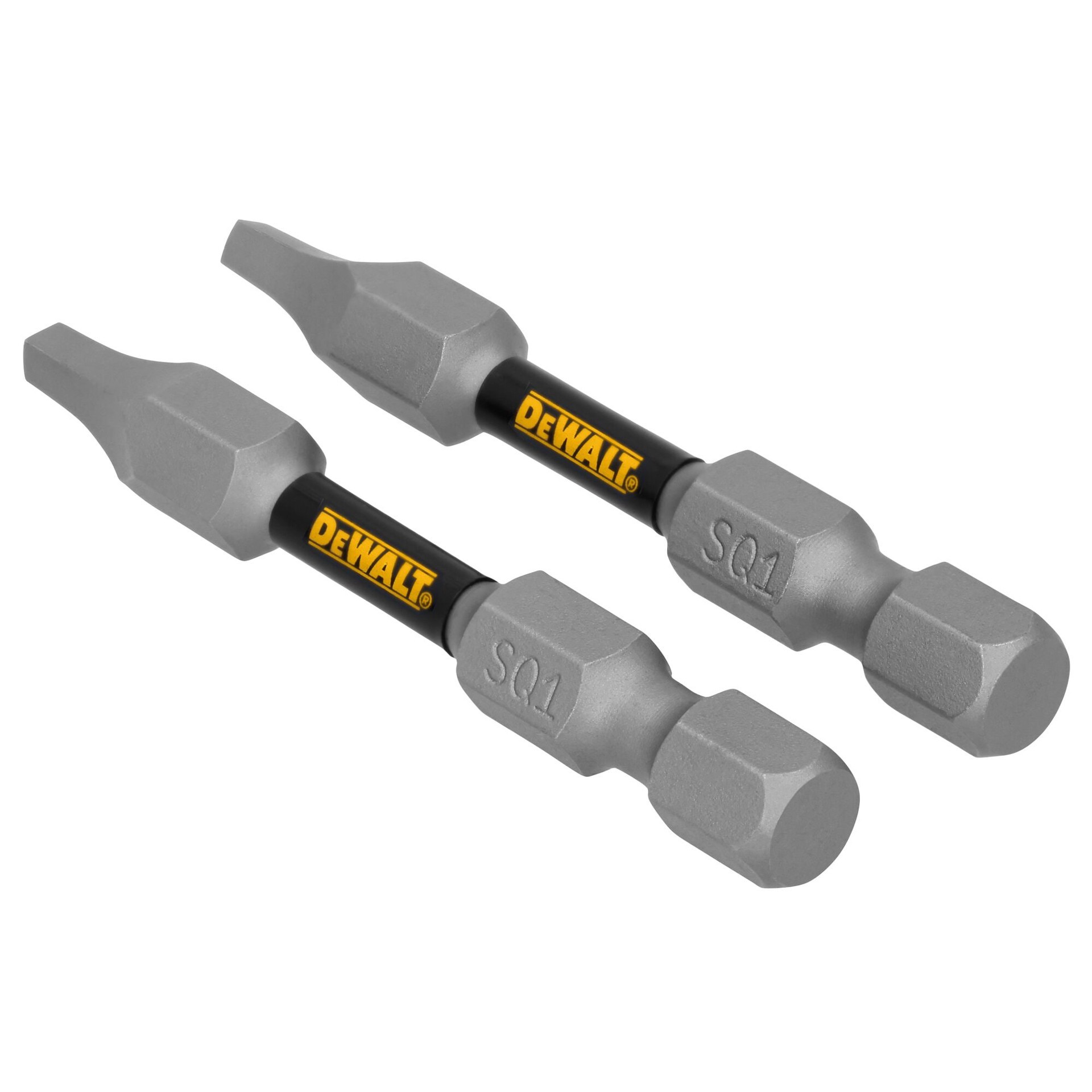 slide 3 of 6, DEWALT TOUGH GRIP 2-in #1 Square/Robertson Screwdriver Bit 2 -Piece, 1 ct