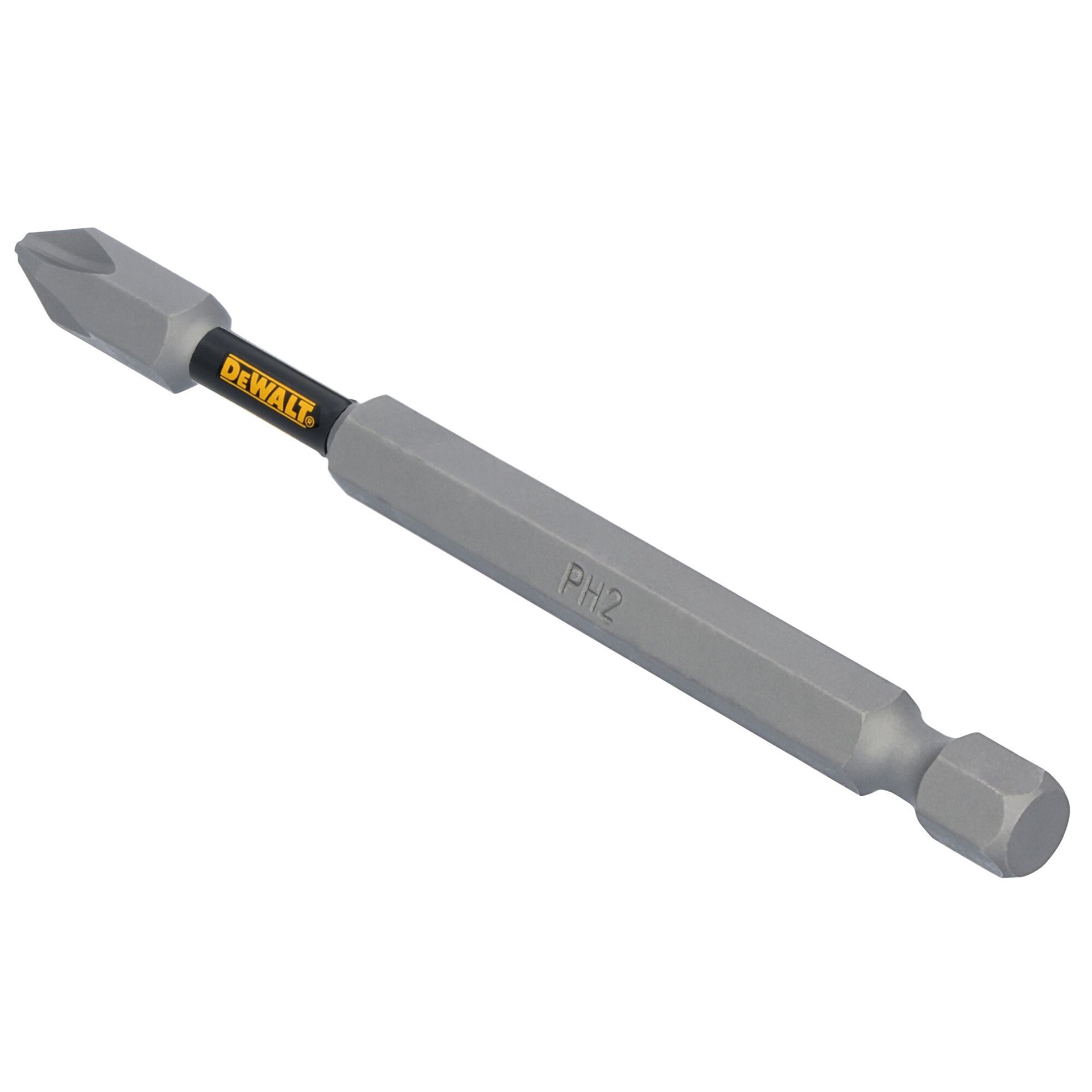 slide 3 of 6, DEWALT TOUGH GRIP 3-1/2-in #2 Phillips Screwdriver Bit, 1 ct