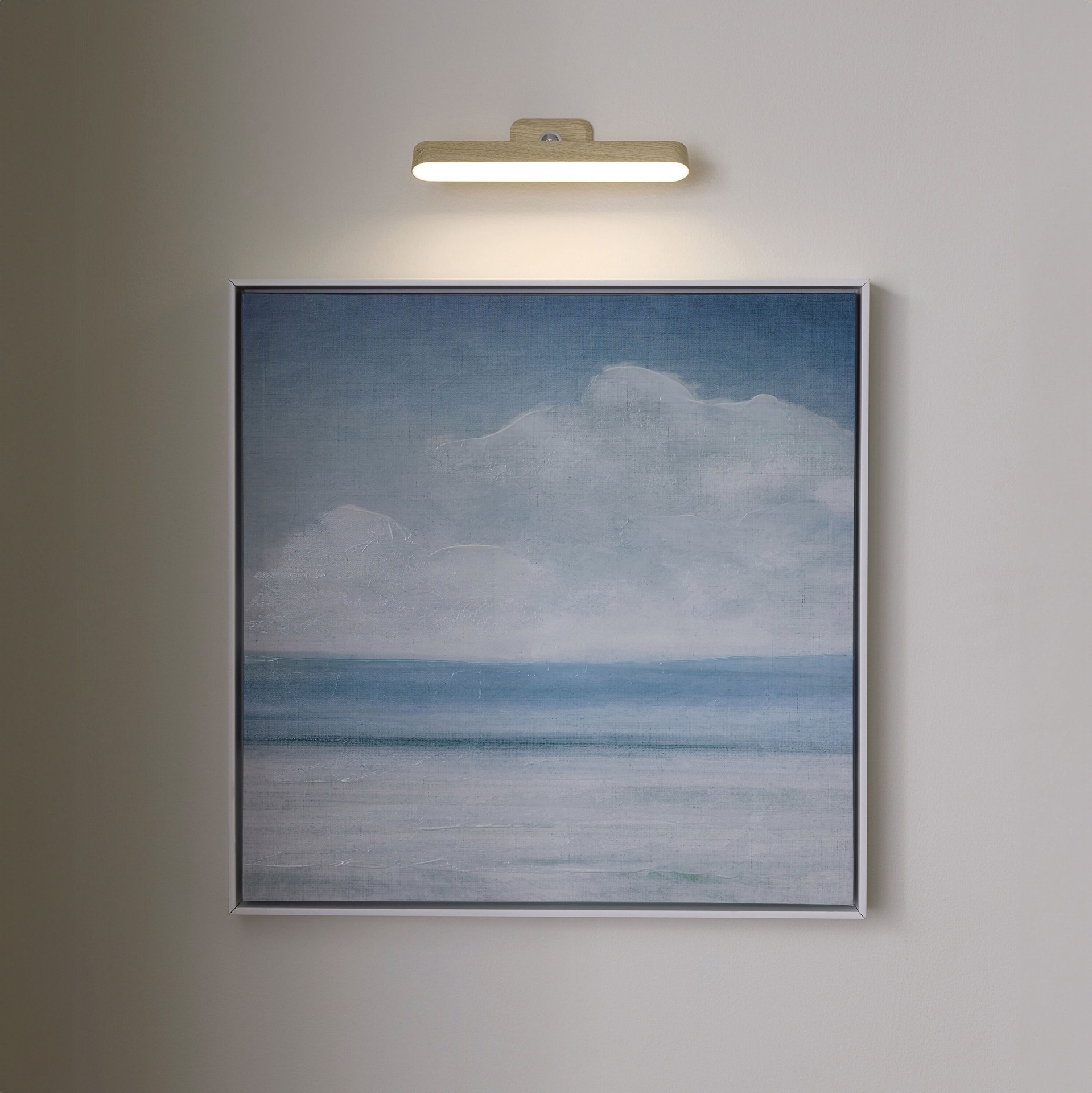 slide 4 of 6, Utilitech Wooden LED Hardwired Picture Light, 1 ct