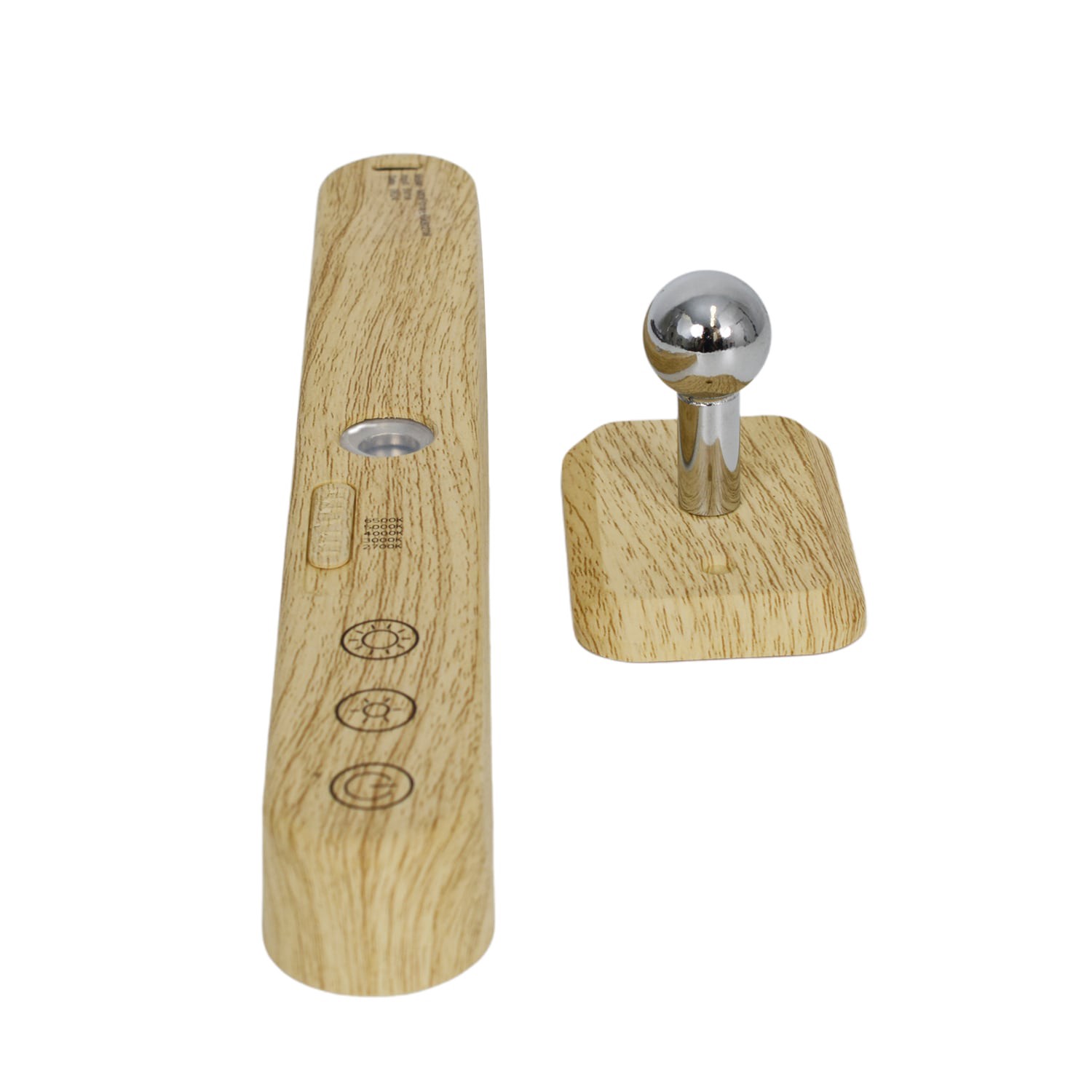 slide 5 of 6, Utilitech Wooden LED Hardwired Picture Light, 1 ct