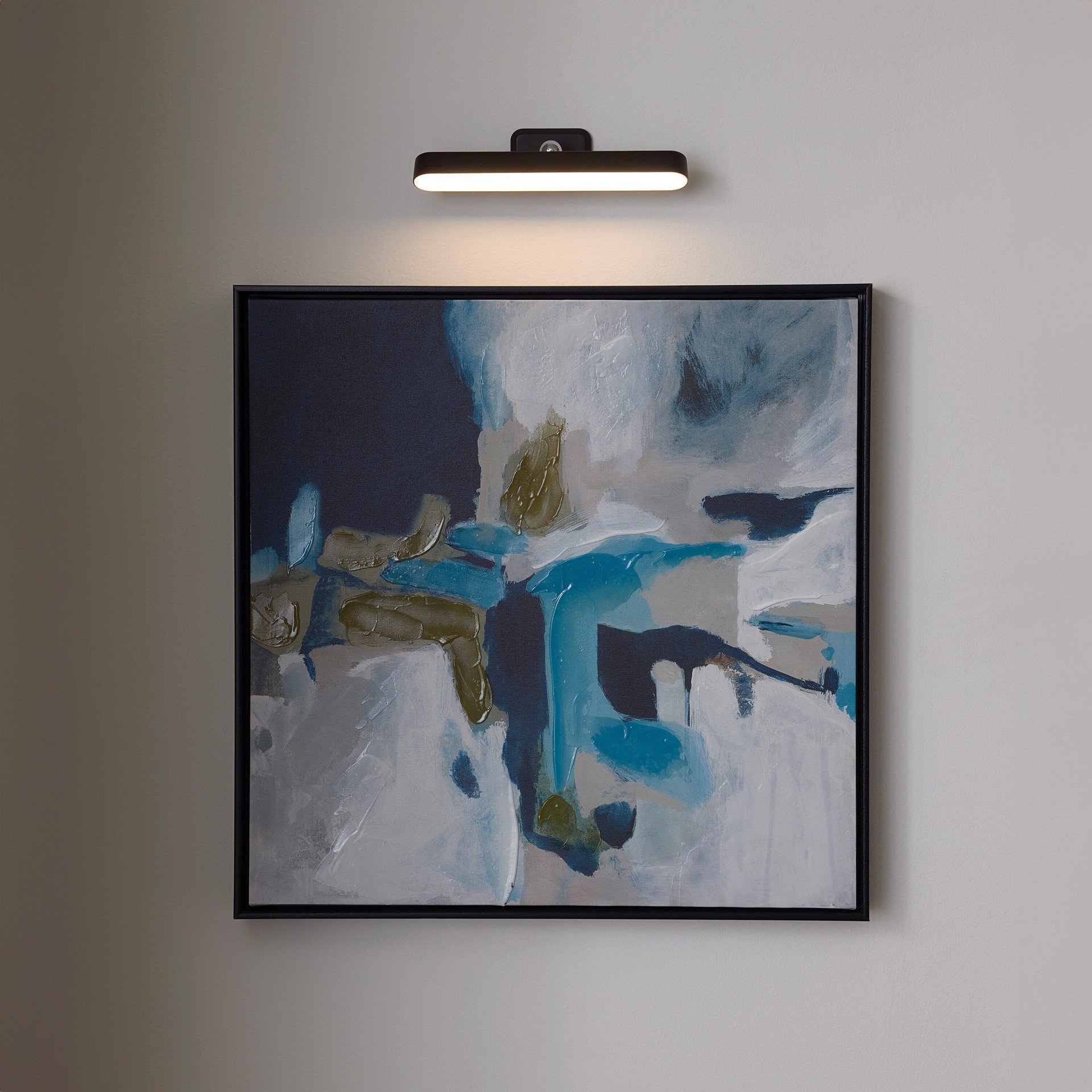 slide 2 of 6, Utilitech Black LED Hardwired Picture Light, 1 ct