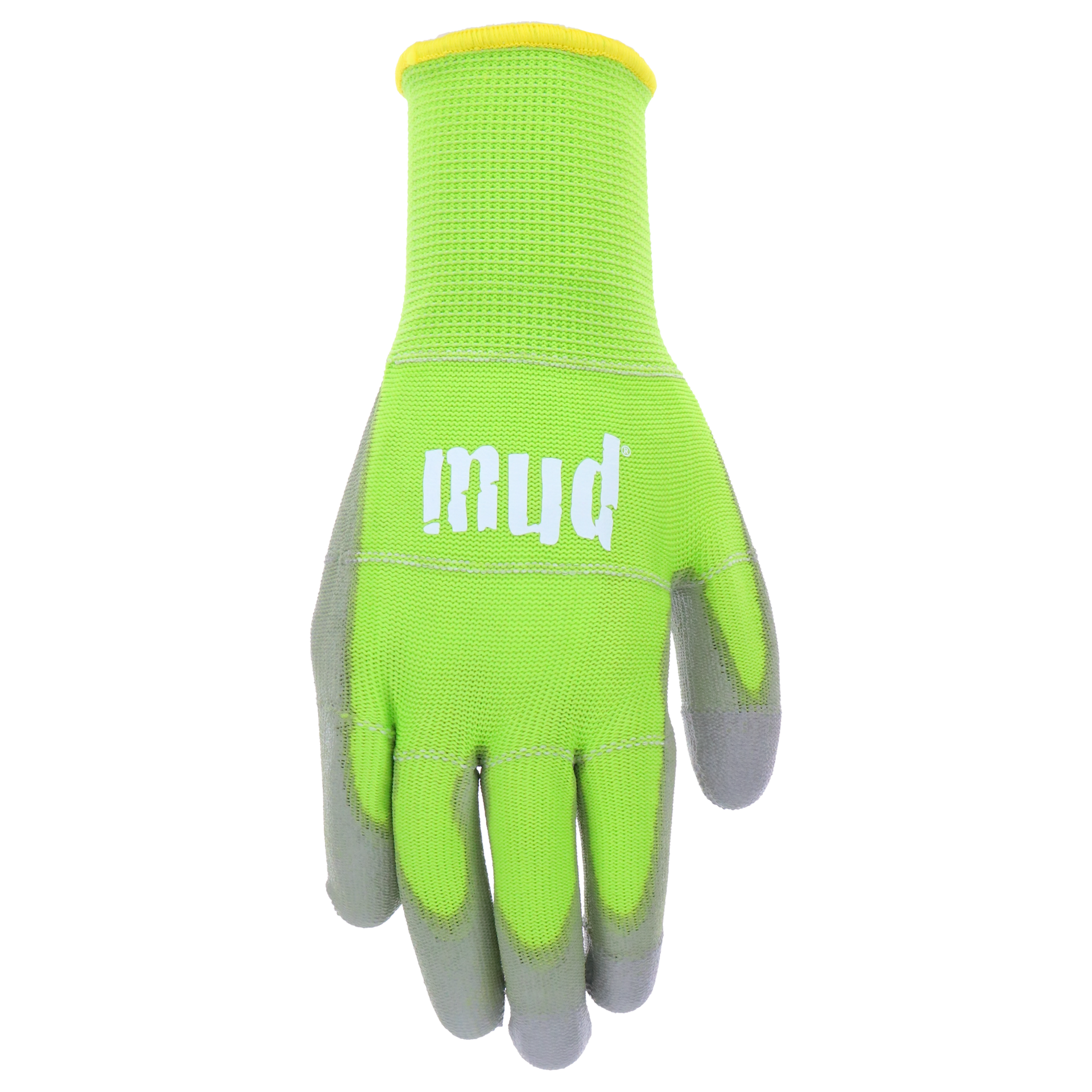 slide 3 of 6, Mud Medium Polyurethane dipped Polyester Gardening Gloves 2 -Pairs, 1 ct