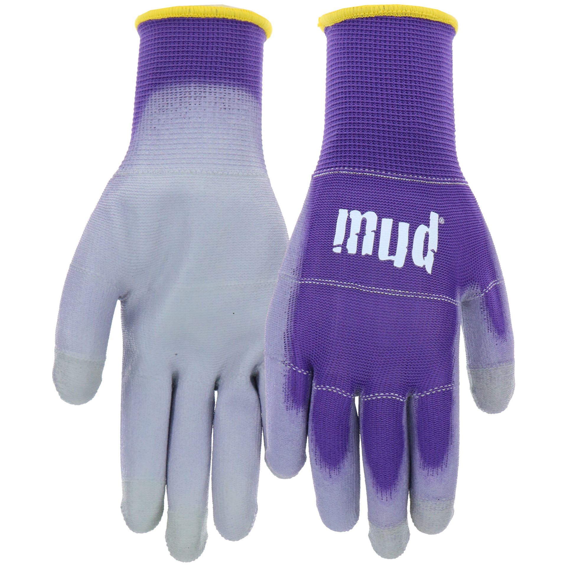 slide 2 of 6, Mud Small/Medium Polyurethane dipped Polyester Gardening Gloves 2 -Pairs, 1 ct