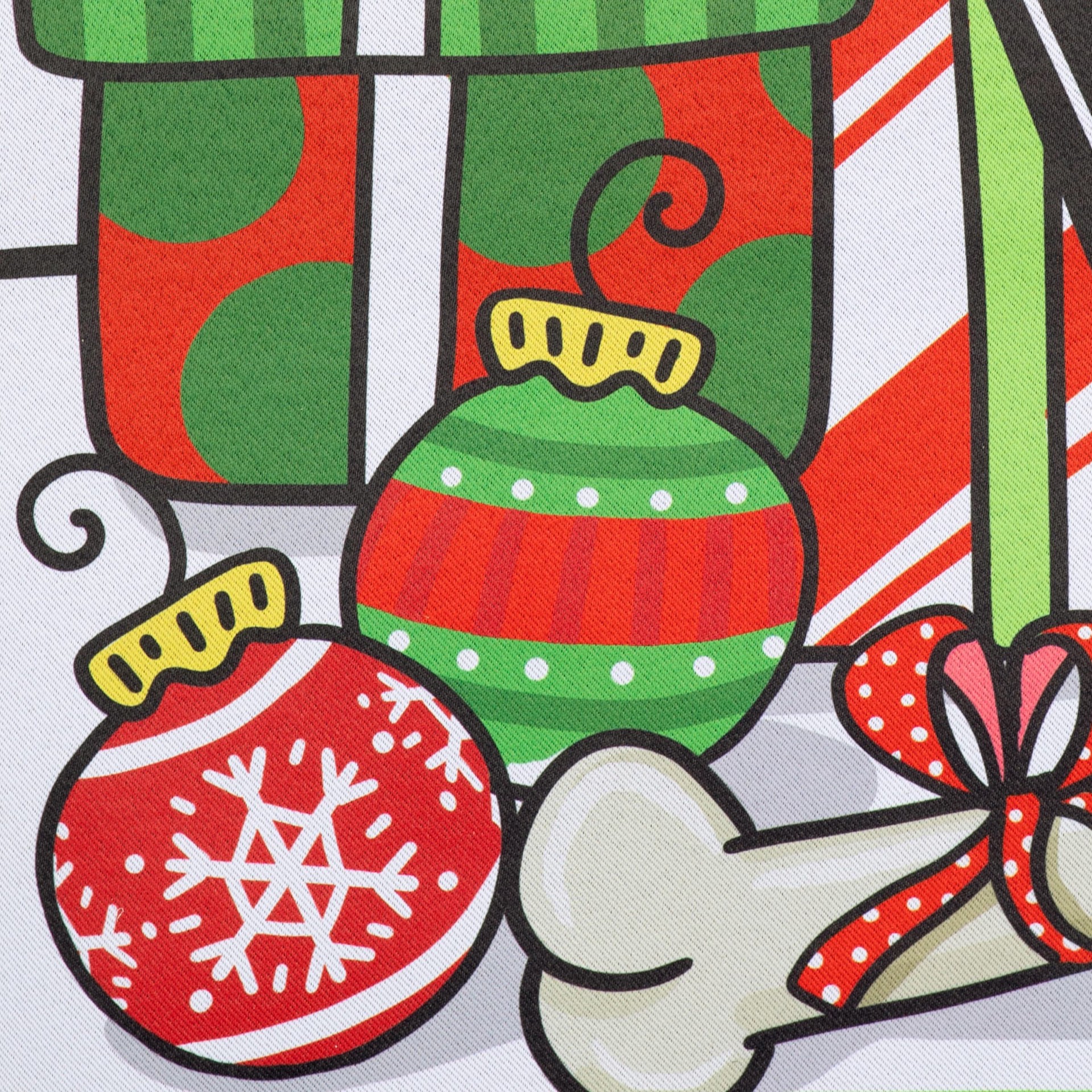 slide 6 of 6, Style Selections 1-ft W x 1.5-ft H Christmas Garden flag, 1 ct