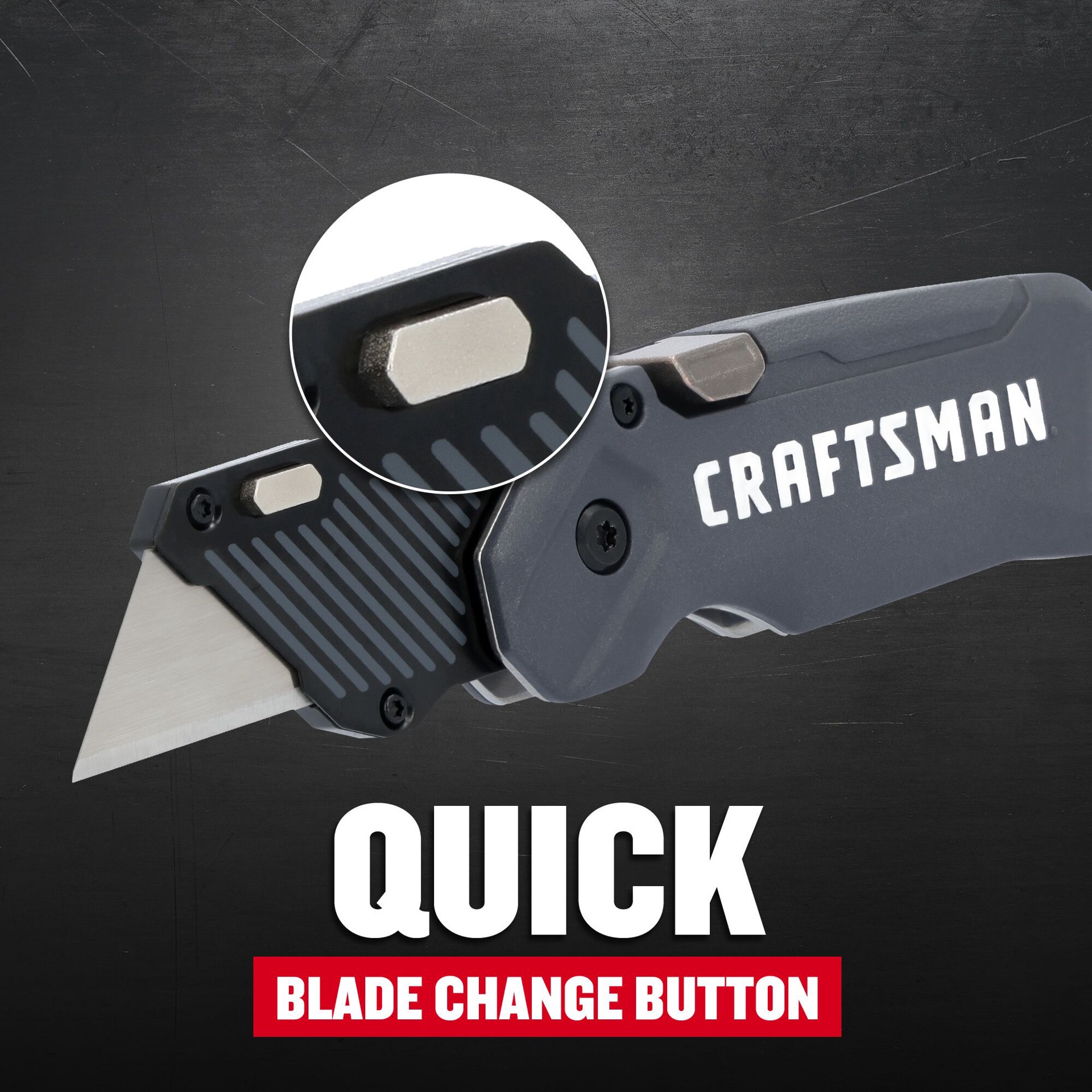 slide 4 of 6, CRAFTSMAN 3/4-in 1 -Blade Folding Utility Knife, 1 ct