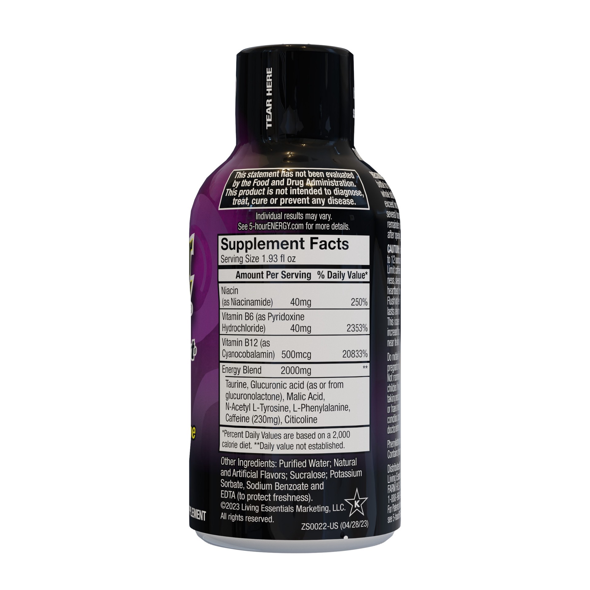 slide 2 of 4, 5 Hour Energy 1.93-fl oz Grape, 1 ct
