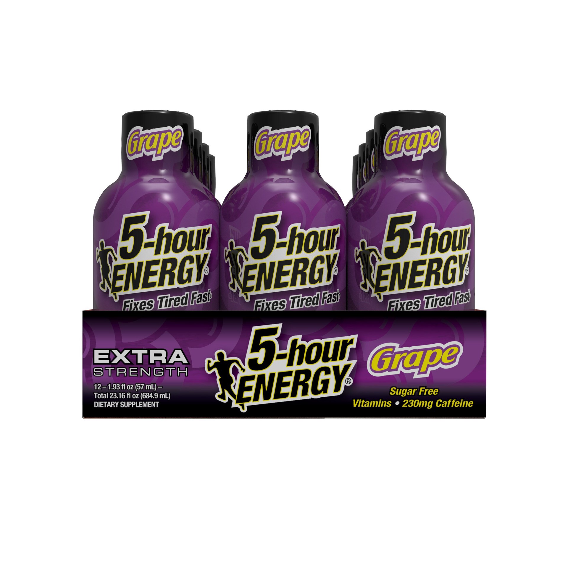 slide 4 of 4, 5 Hour Energy 1.93-fl oz Grape, 1 ct