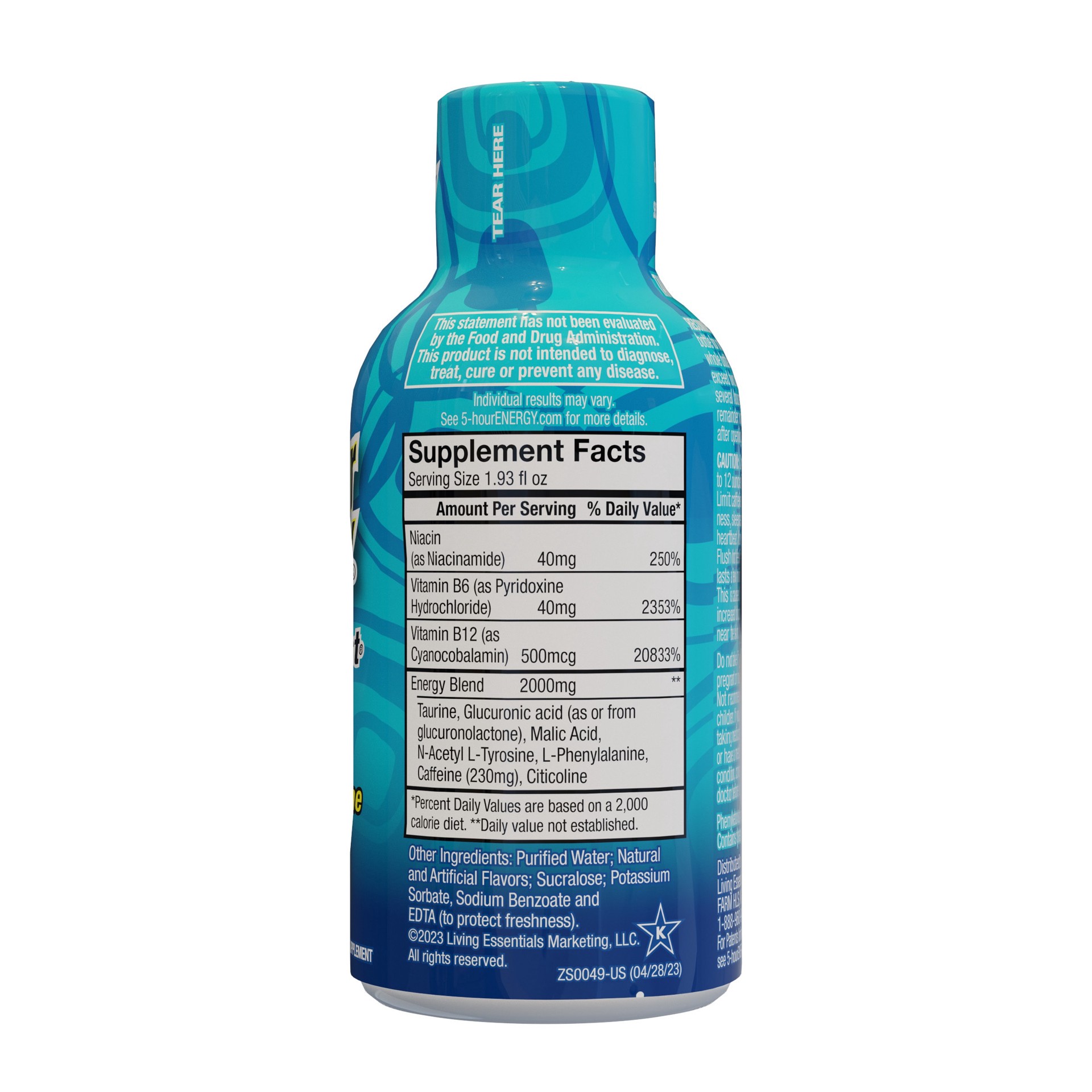 slide 2 of 4, 5 Hour Energy 1.93-fl oz Blue Raspberry Sports Drink, 1 ct