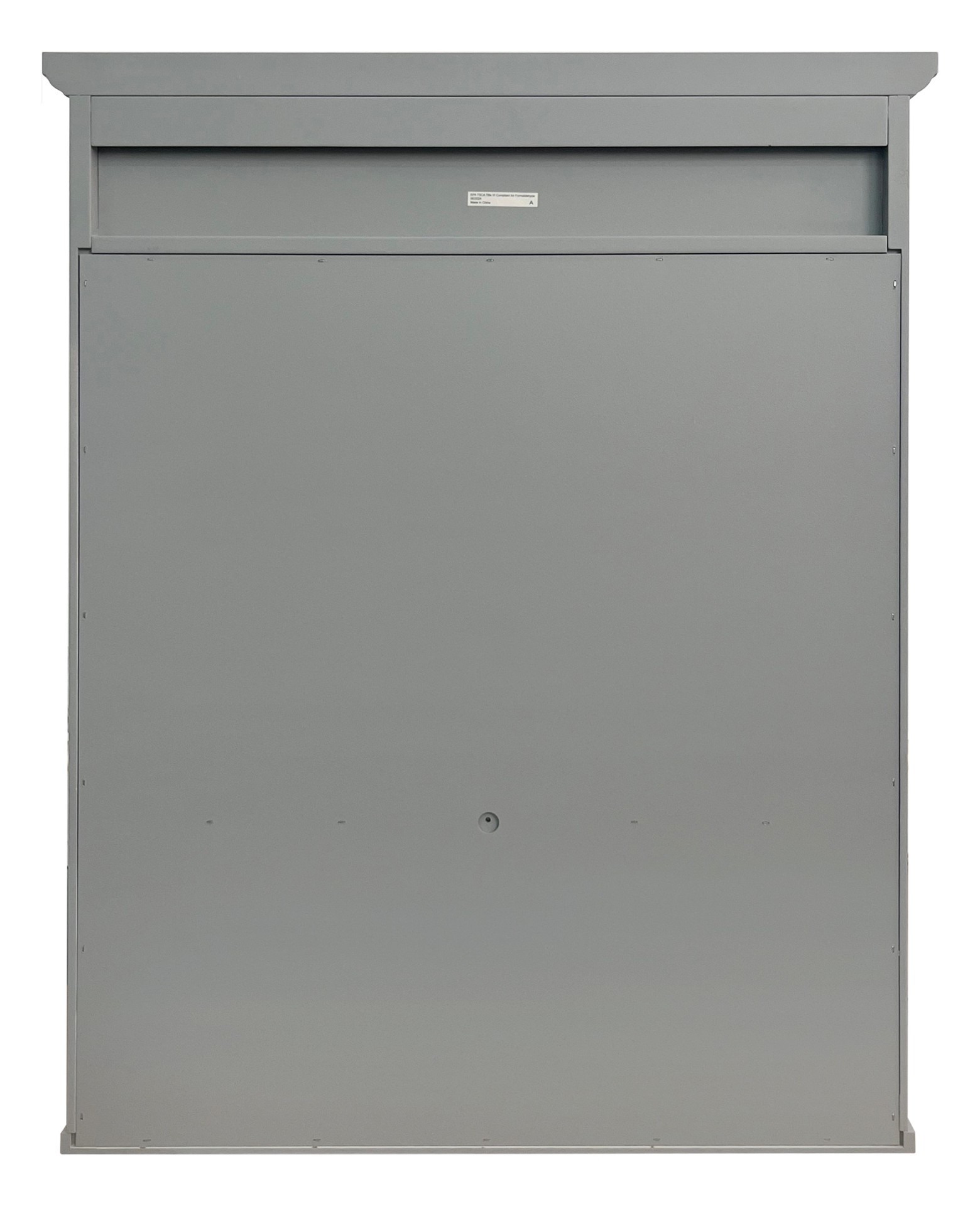 slide 5 of 5, allen + roth 24.75-in x 30.25-in Surface Mount Gray Mirrored Rectangle Medicine Cabinet, 1 ct