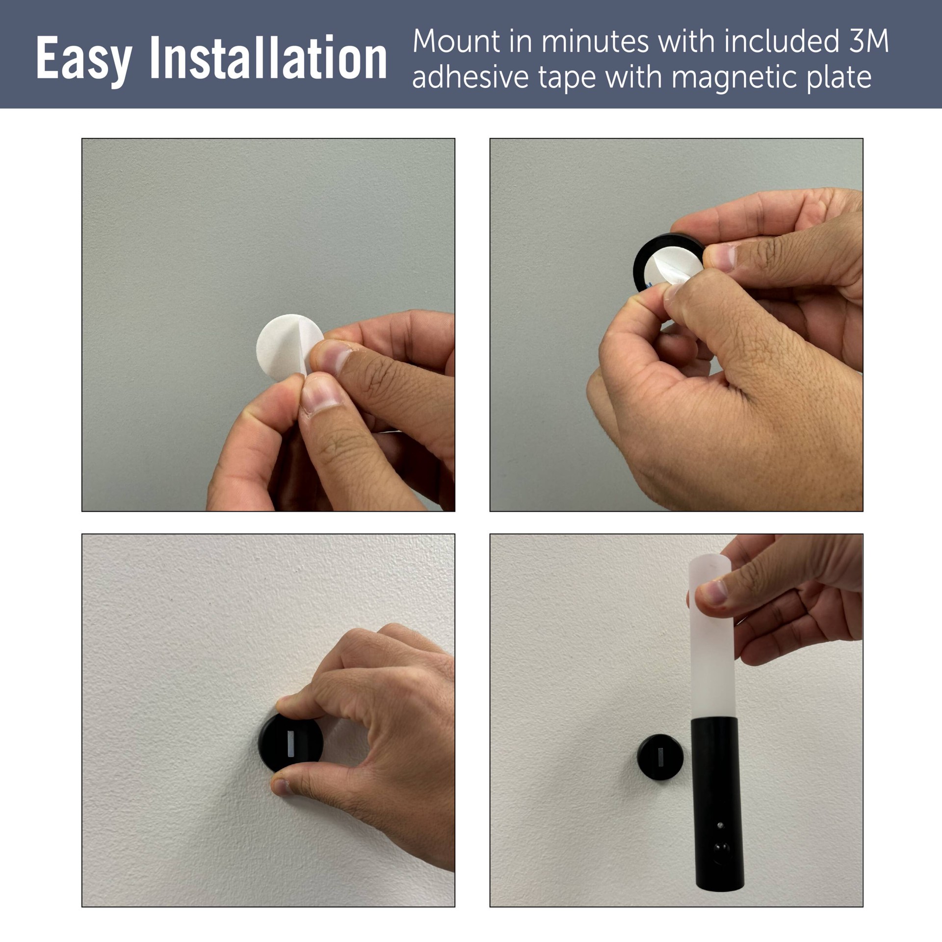slide 6 of 6, Utilitech Multi-Use 1-Light Color Changing Rechargeable LED Puck Light with Motion Sensor, 1 ct