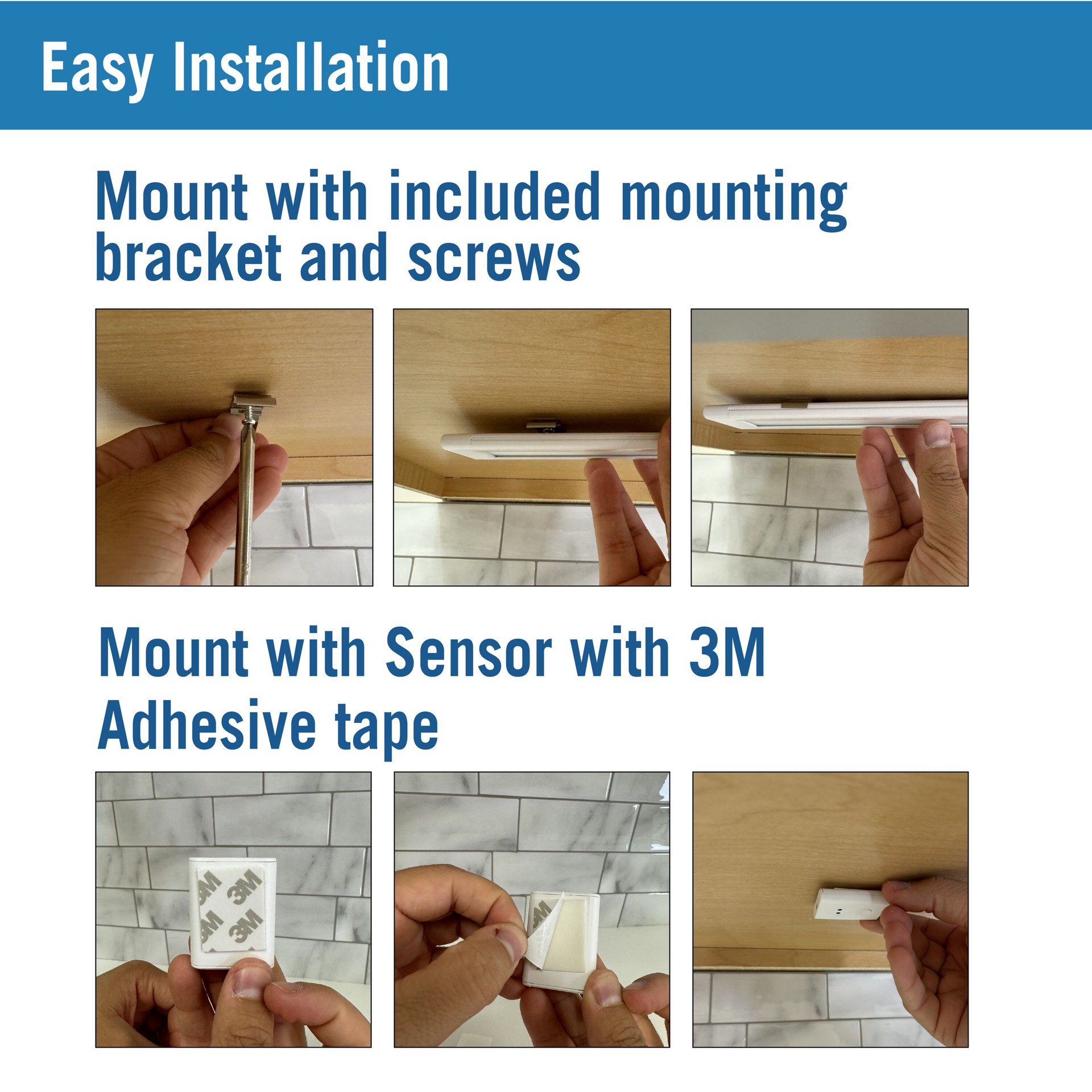 slide 6 of 6, Utilitech 4 -Pack 9-in Plug-in LED Under Cabinet Light Bar, 1 ct