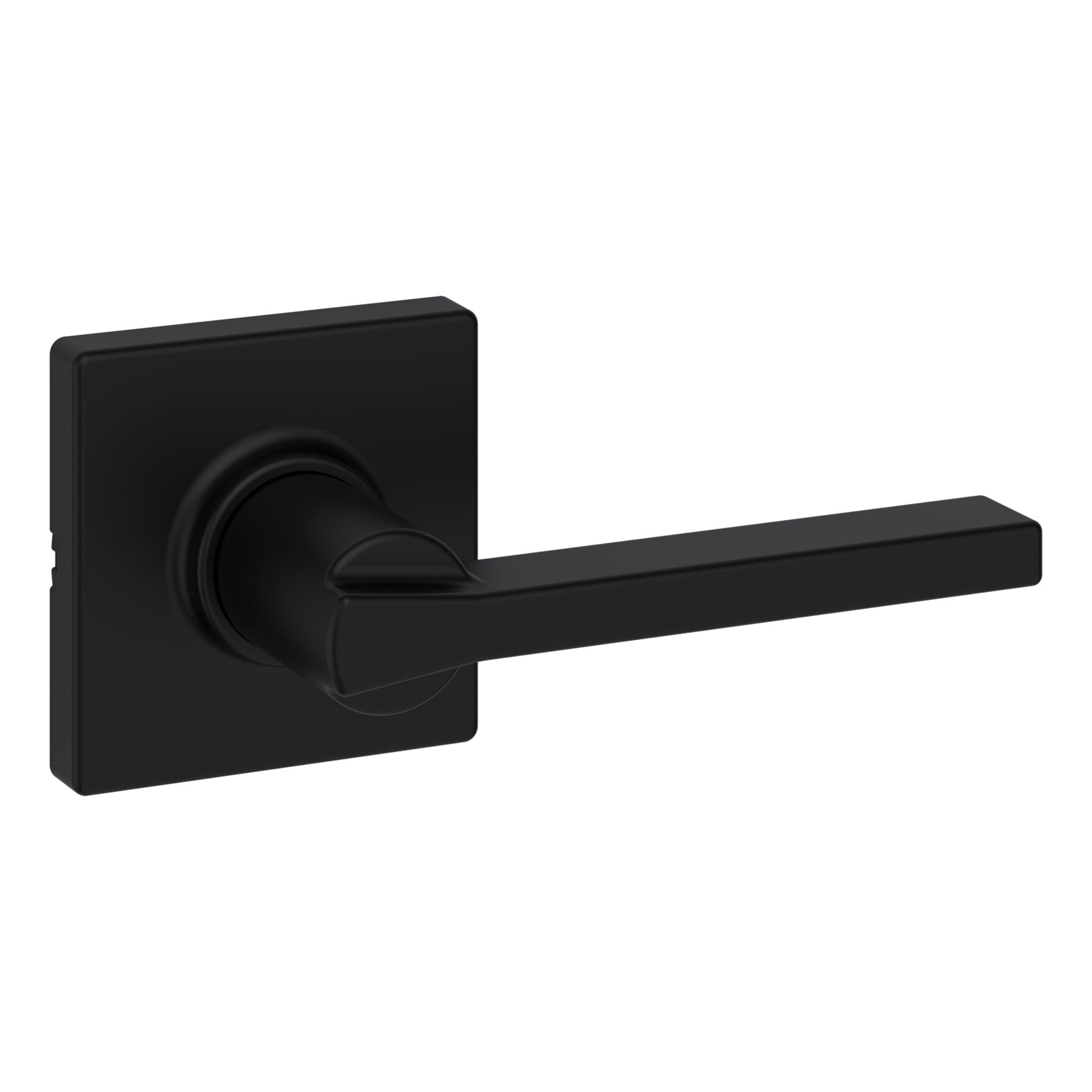 slide 1 of 5, Kwikset Casey Matte Black Interior or Hall/Closet Passage Door Handle, 1 ct