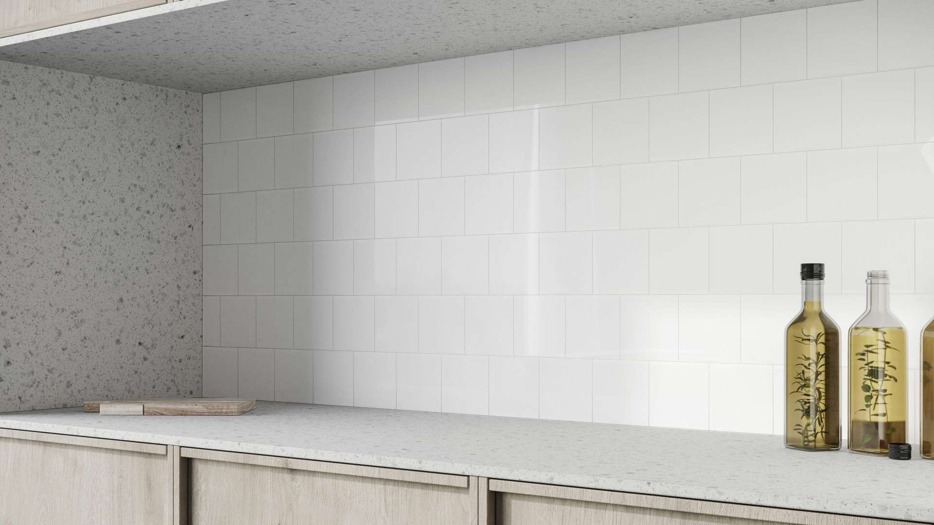 slide 2 of 6, Satori Hudson Brilliant White 4-1/4-in x 4-1/4-in Glossy Ceramic Subway Wall Tile ( 11.52-sq ft Carton ), 1 ct