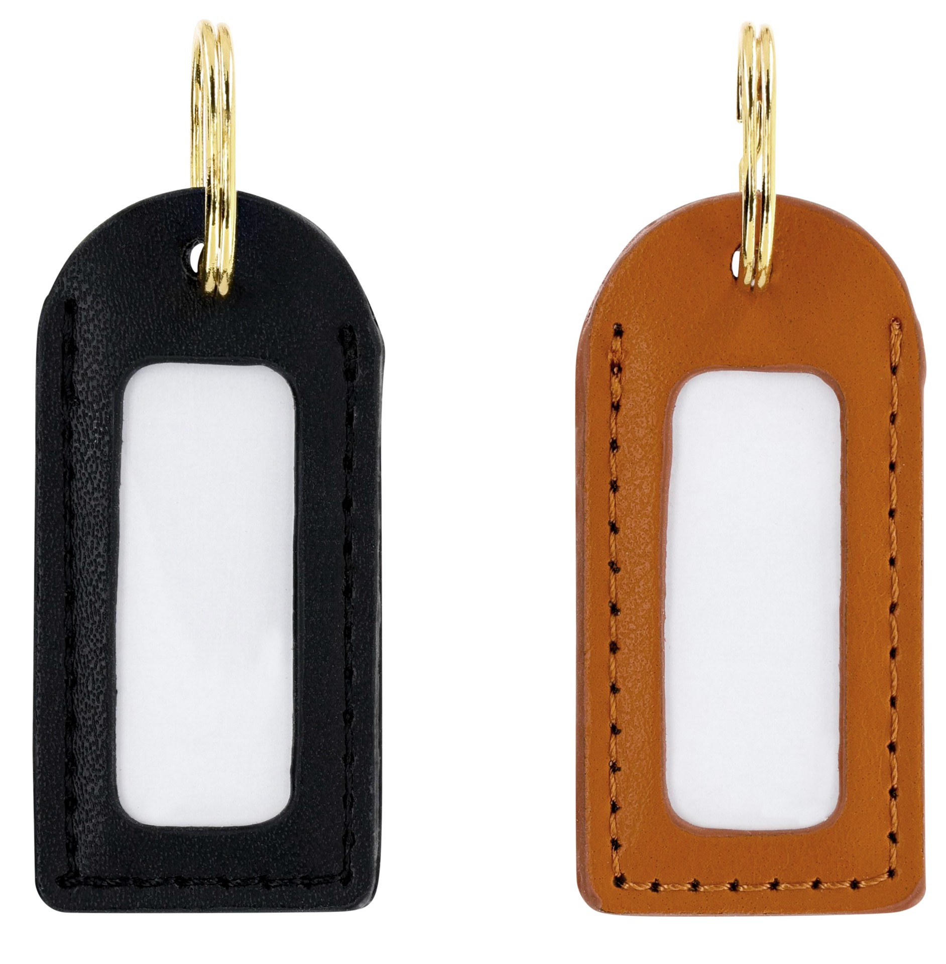 slide 3 of 6, Minute Key 2 -Pack Brown and Black ID tag, 1 ct
