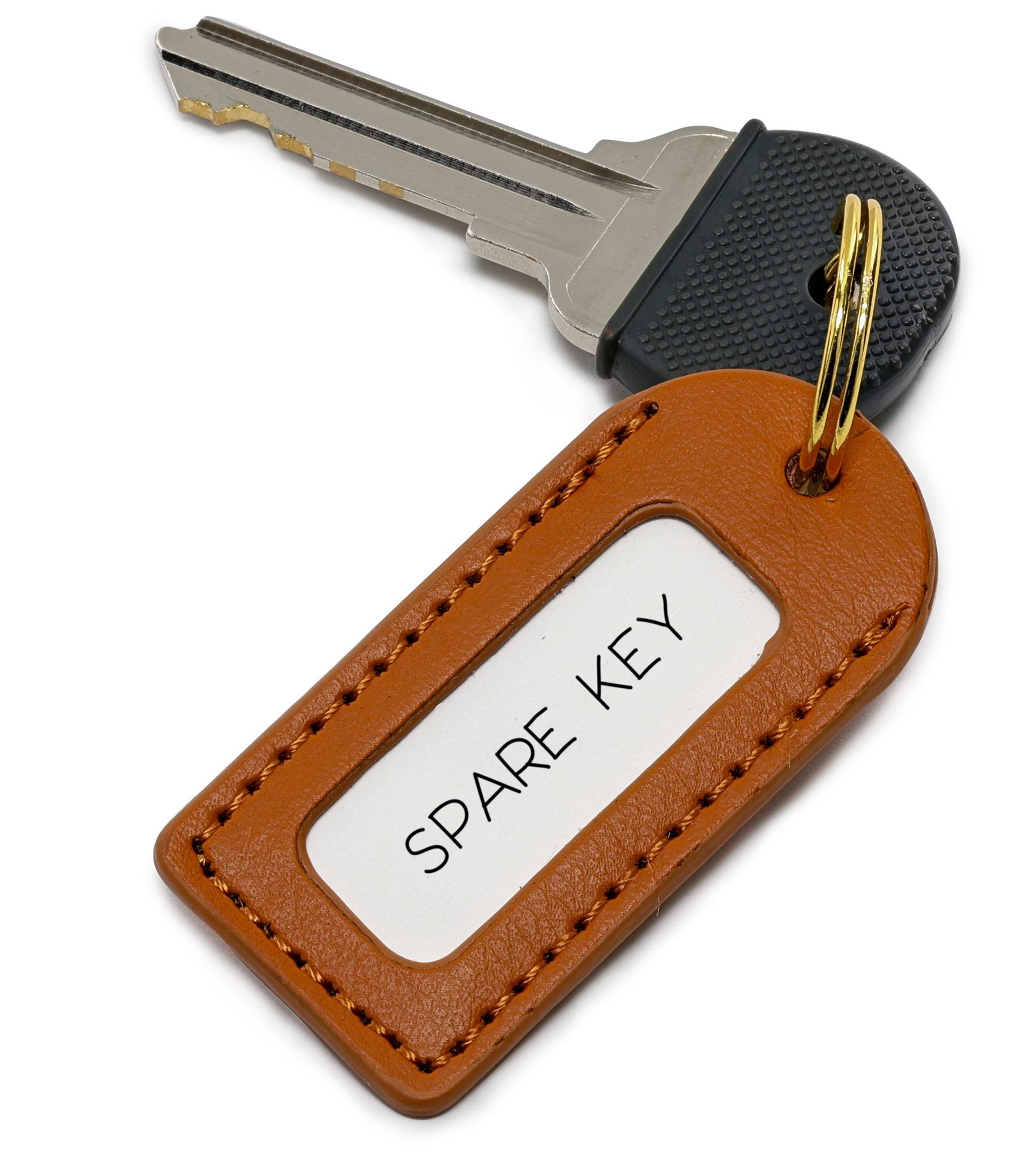 slide 6 of 6, Minute Key 2 -Pack Brown and Black ID tag, 1 ct