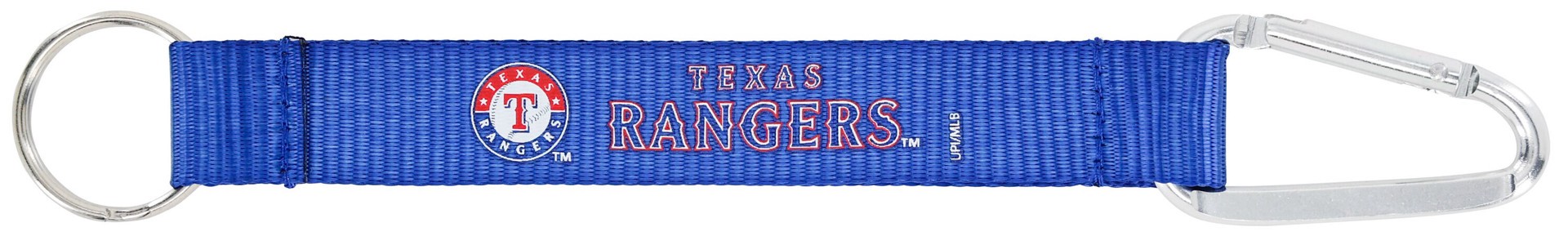 slide 1 of 3, Minute Key Texas Rangers Blue Keychain, 1 ct