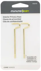 Minute Key 2 -Pack Brass Key control