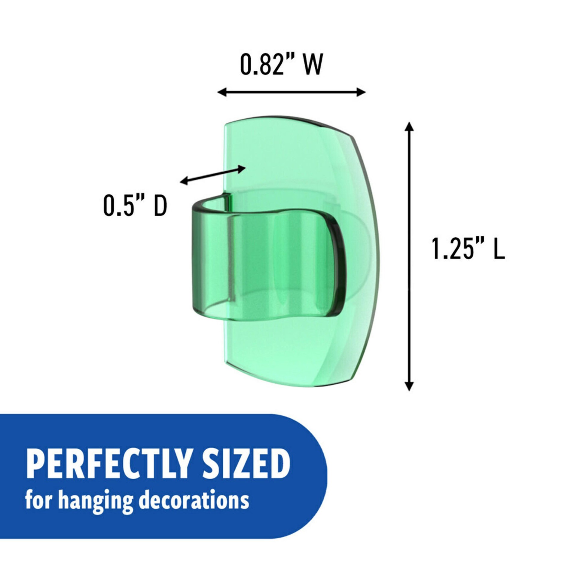 slide 2 of 6, Command Limited Edition Color Collection 4 -Pack Aloe Adhesive Storage/Utility hook (, 1 ct