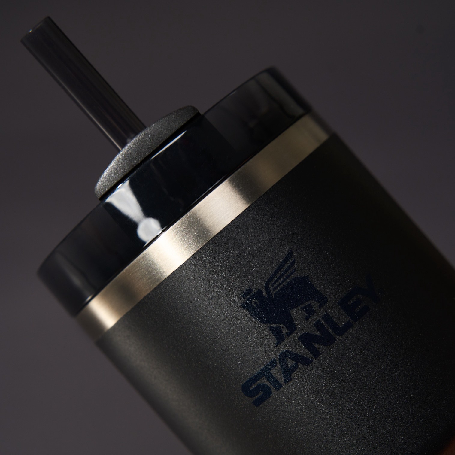 slide 3 of 4, Stanley Quencher H2.0 Flowstate Tumbler 20 -fl oz Stainless steel Insulated Water bottle - BLACK, 1 ct