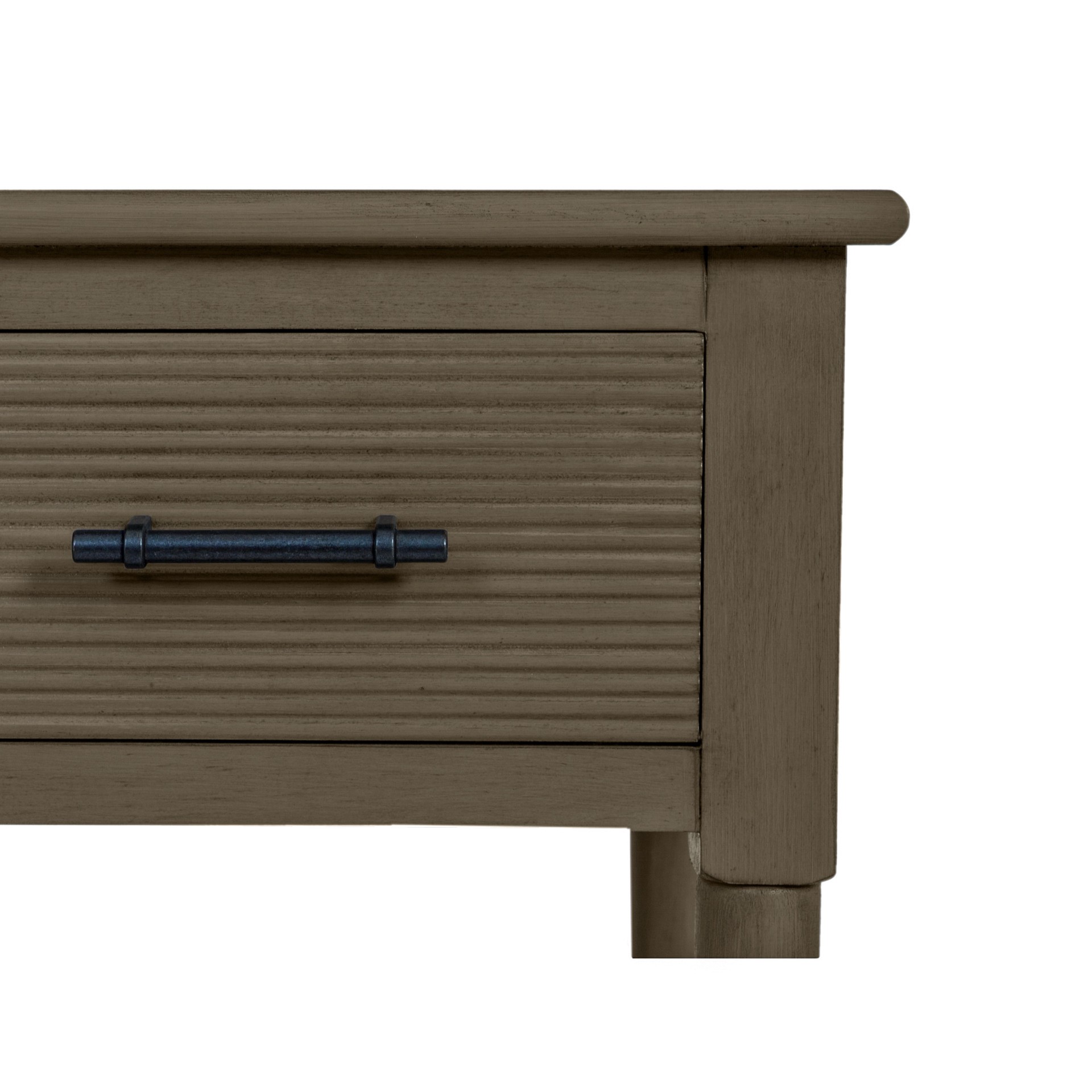 slide 5 of 6, allen + roth 14.13-in W x 27.88-in H Brown Wood Square Casual End Table with Storage, 1 ct