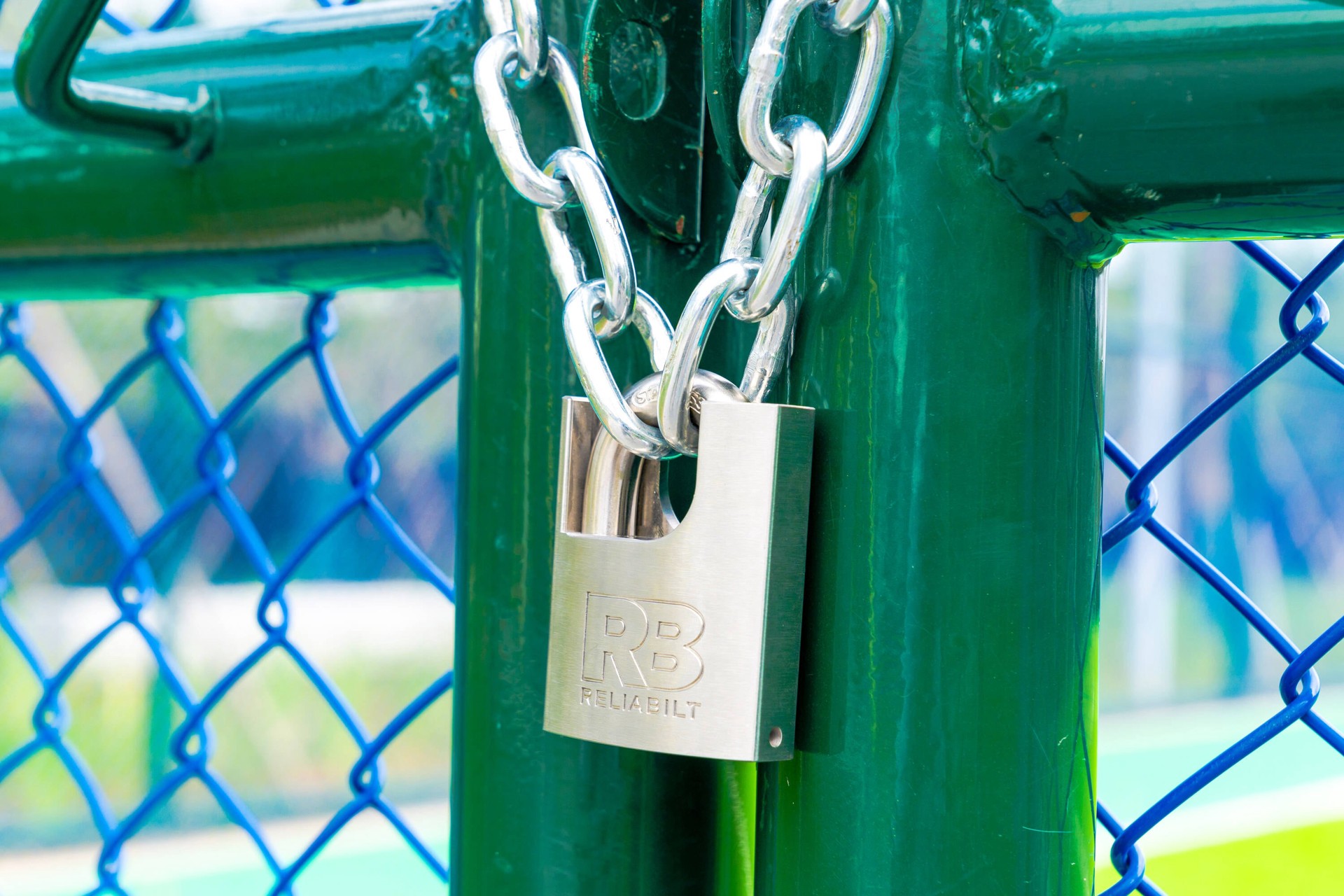 slide 2 of 6, RELIABILT Keyed Padlock, 2-3/8-in Wide x 1-in Shackle Keyed Different, 1 ct