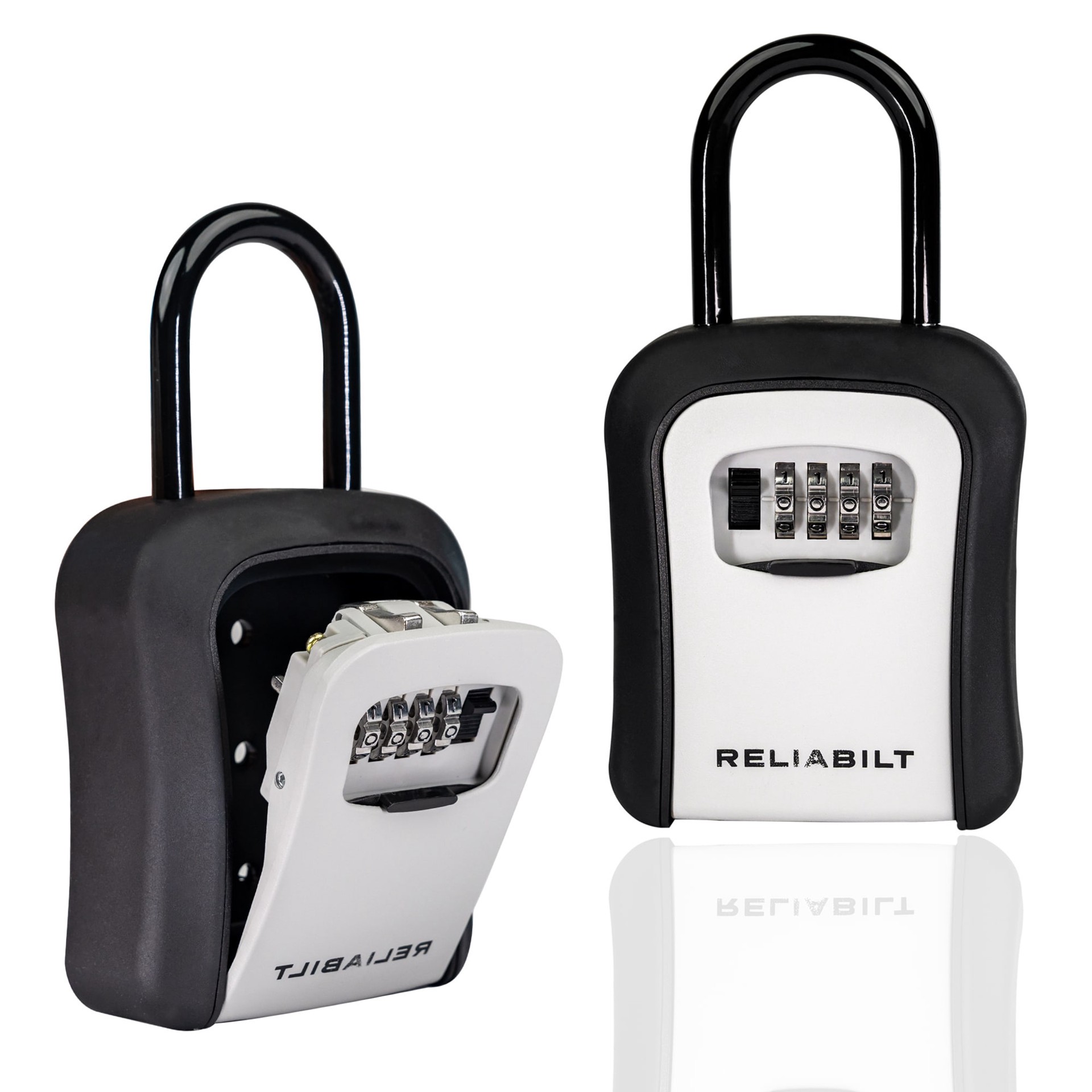 slide 1 of 6, RELIABILT Wall Mount Combination Lock Box (2-Pack), 1 ct