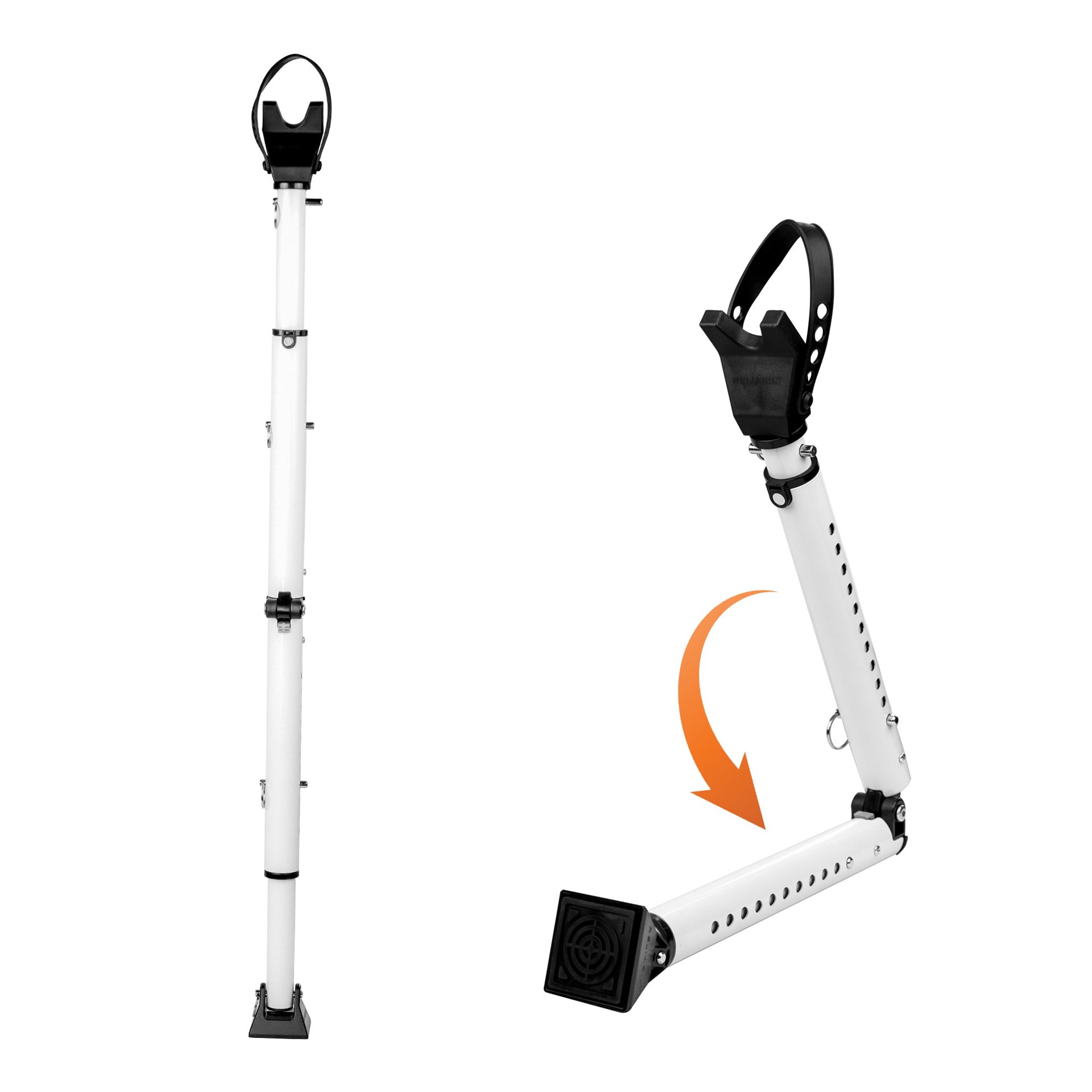 slide 3 of 6, RELIABILT 30-in to 43.5-in Adjustable Steel Sliding Patio Door Security Bar, 1 ct