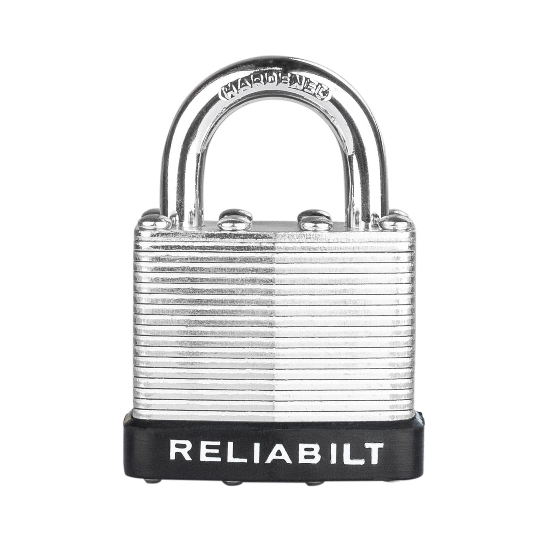 slide 5 of 6, RELIABILT Keyed Padlock, 1-9/16-in Wide x 3/4-in Shackle Keyed Alike (2-Pack), 1 ct